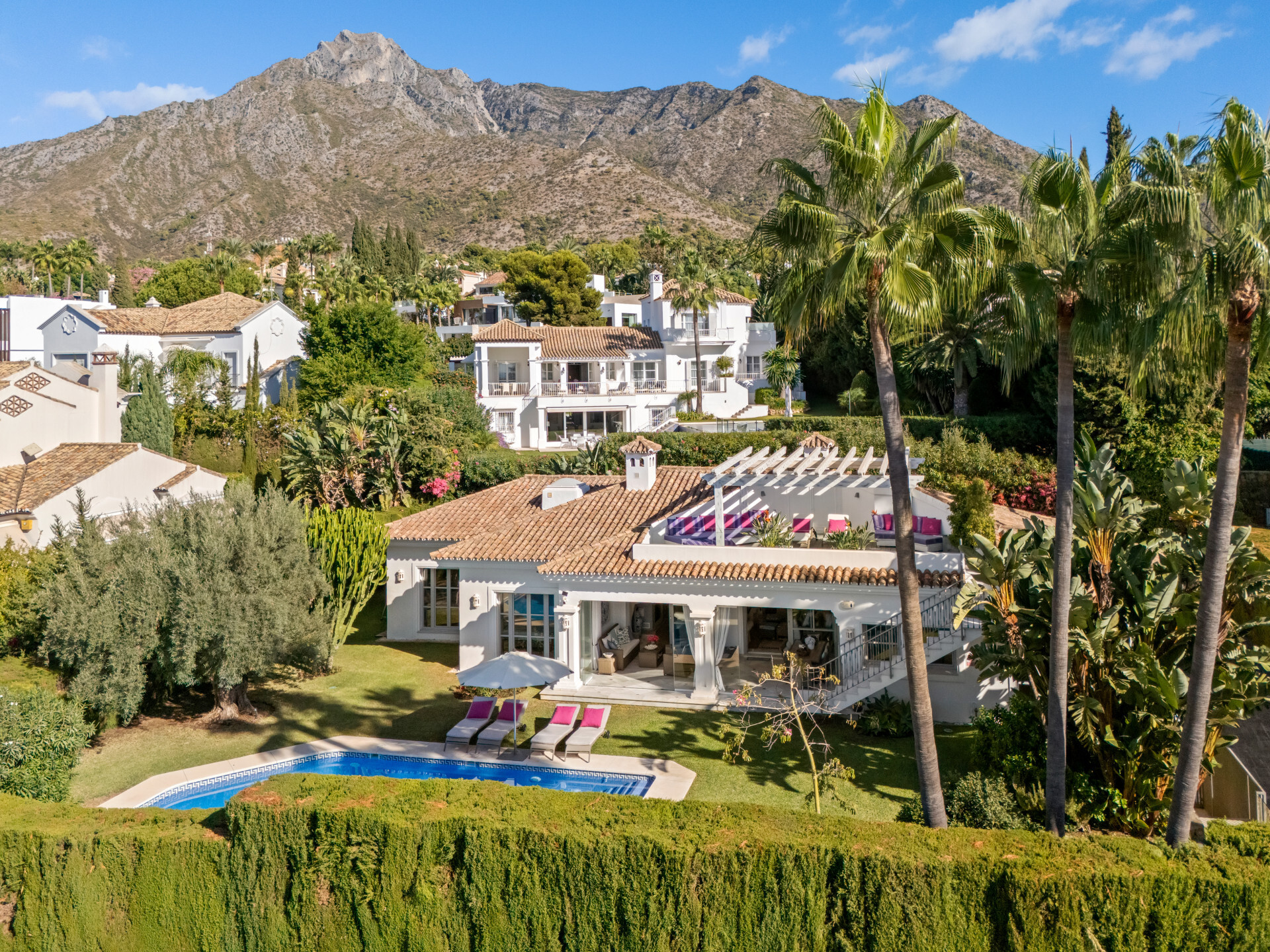 Elegant Mediterranean Villa with Panoramic Views in Sierra Blanca, Marbella Golden Mile