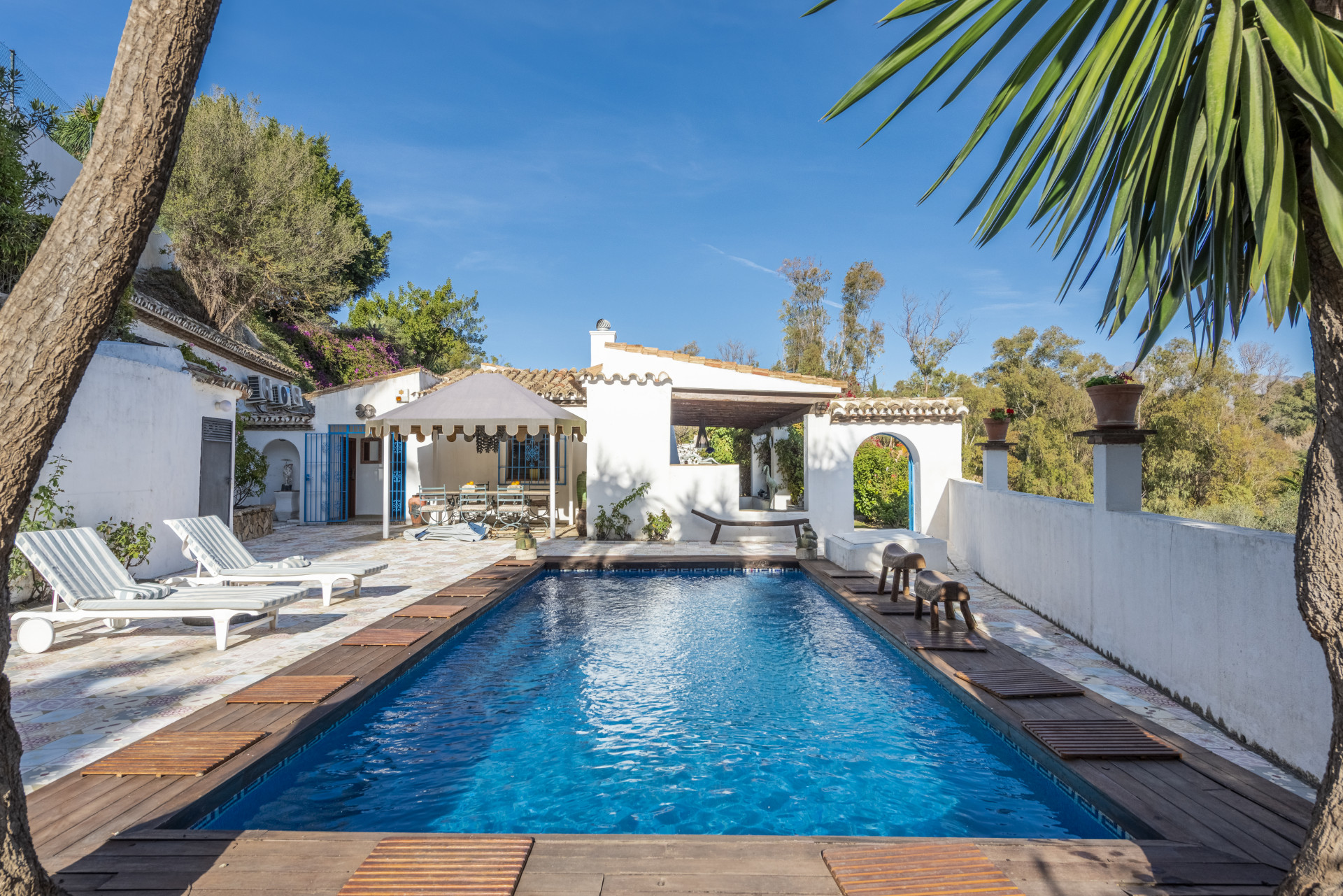 Luxury Andalucian Style Villa with Guest House in Fuente del Espanto, Benahavis