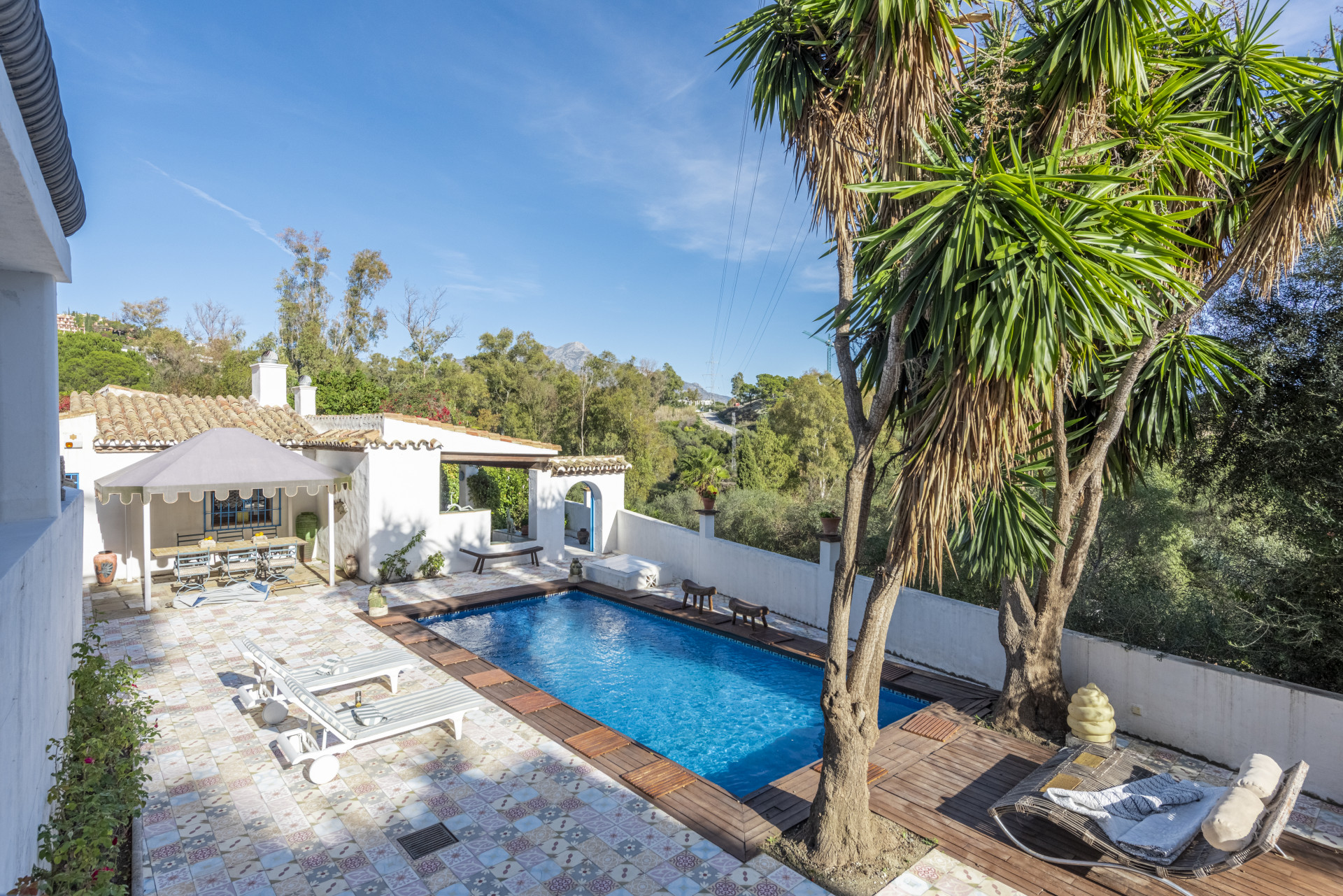 Luxury Andalucian Style Villa with Guest House in Fuente del Espanto, Benahavis