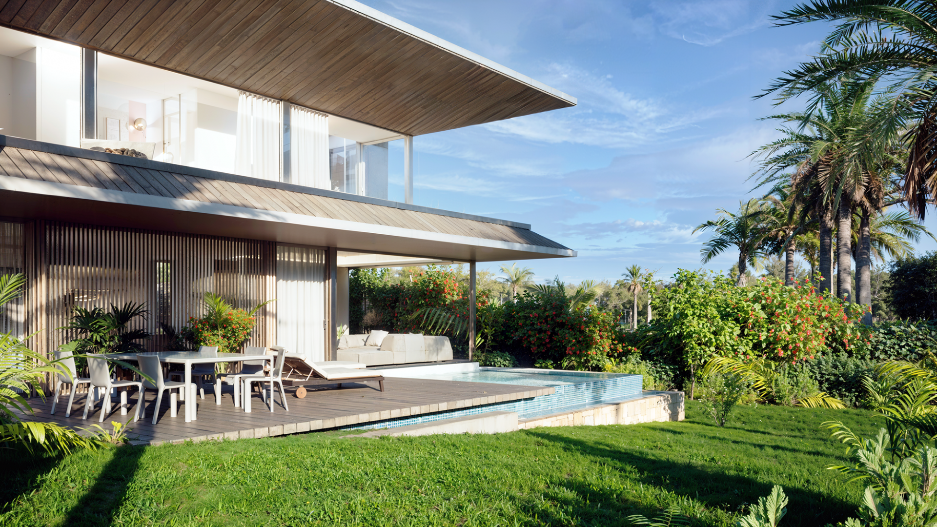 This villa complex affords both luxury and tranquility in the heart of the New Golden Mile