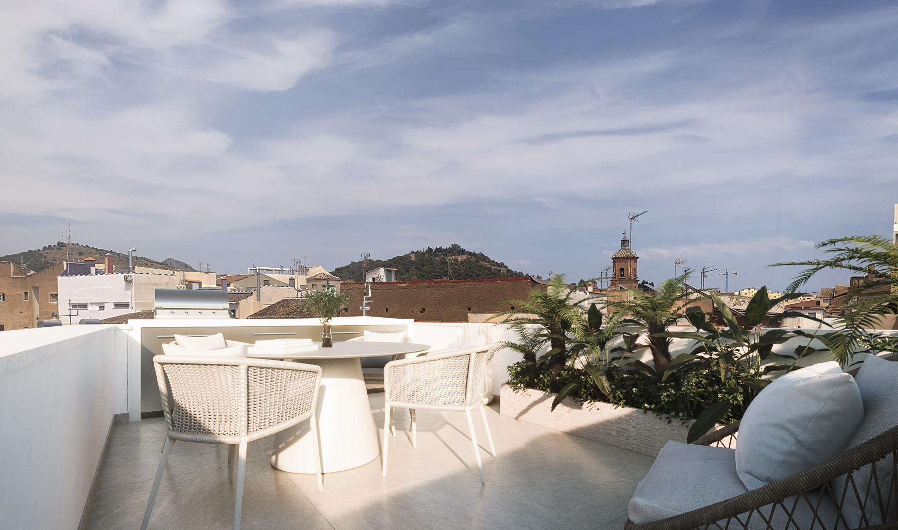 Luxury duplex penthouse in Historic Building with privat roof terraces on a quiet street in the historical quarters of Malaga City | Image 2