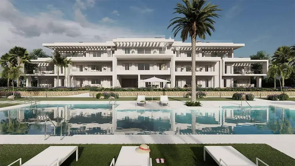 Alcazaba Lagoon IV: Two and three bedrooms apartments at the first crystalline lagoon in Europe. | Image 2