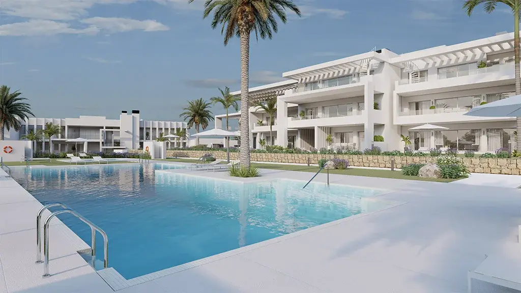 Alcazaba Lagoon IV: Two and three bedrooms apartments at the first crystalline lagoon in Europe. | Image 9