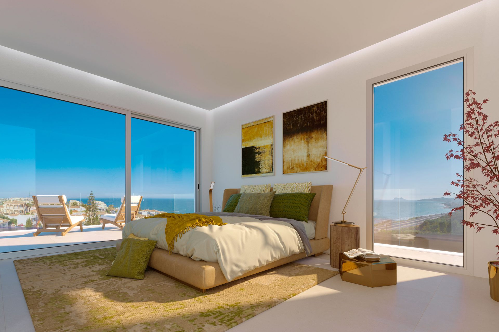 Exclusive 4 bedroom semi-detached with avant-garde design and stunning sea views in Mijas Costa. | Image 11