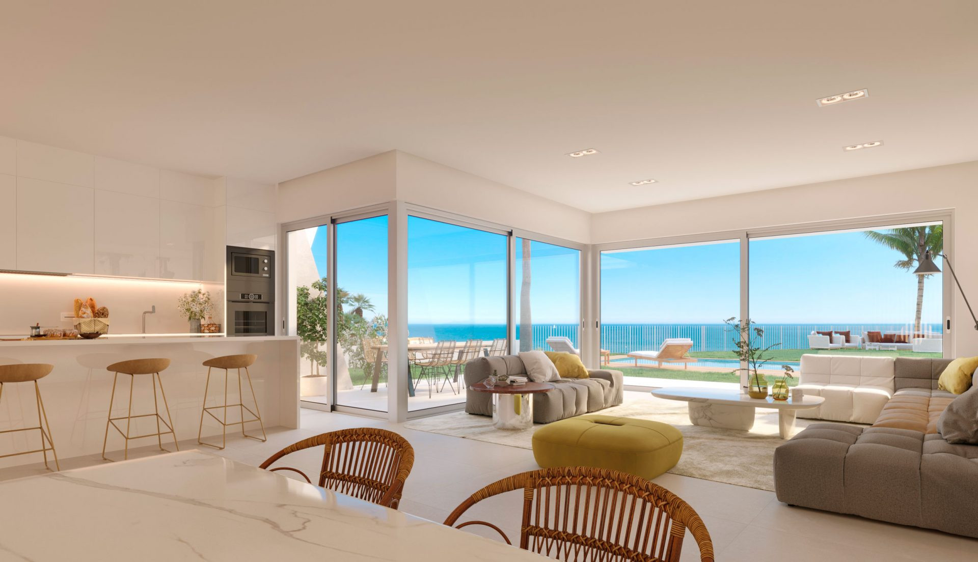 Exclusive 4 bedroom semi-detached with avant-garde design and stunning sea views in Mijas Costa. | Image 7
