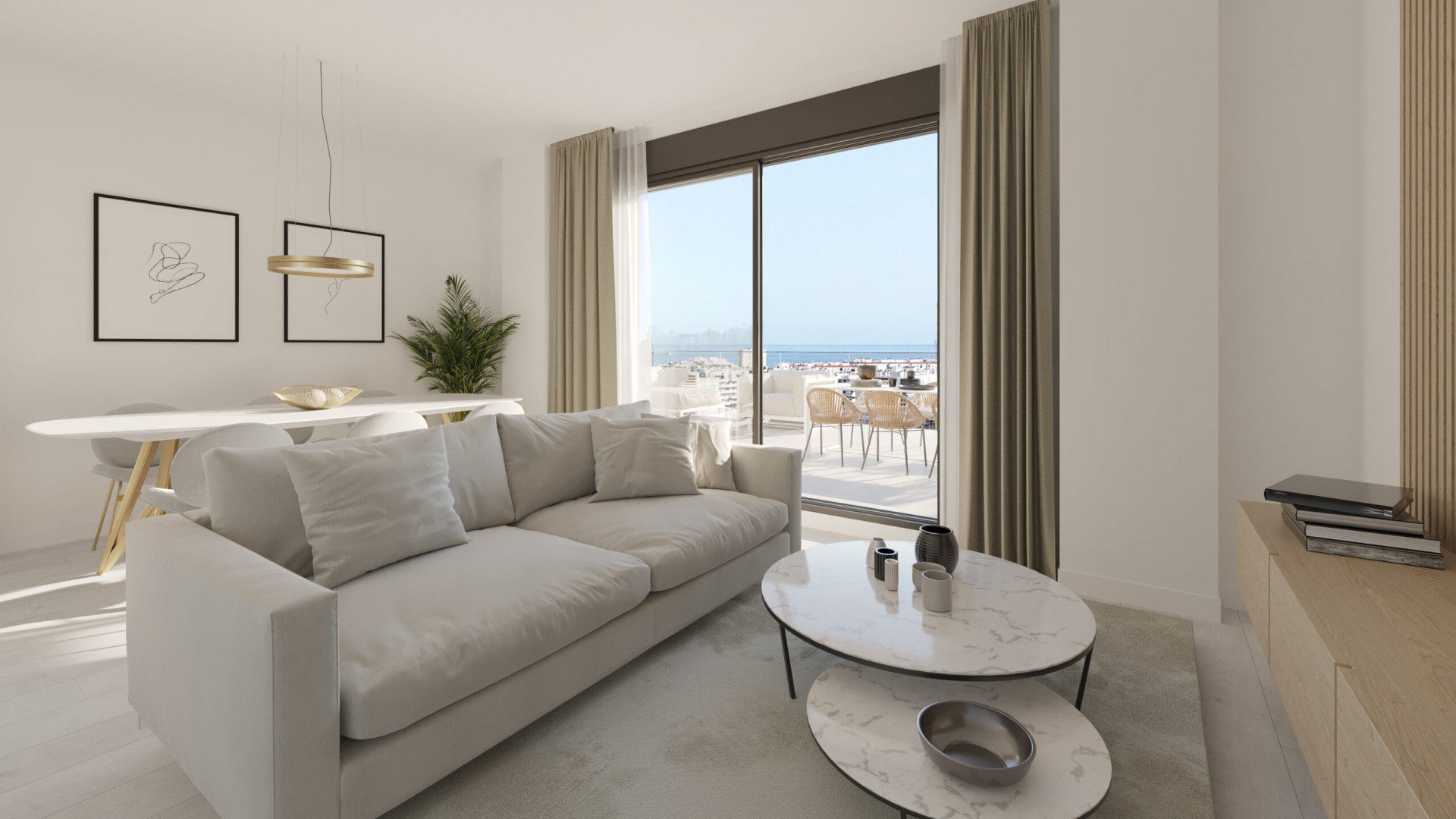 Modern newly built penthouse with 3 bedrooms and large terrace with views in Estepona. | Image 7