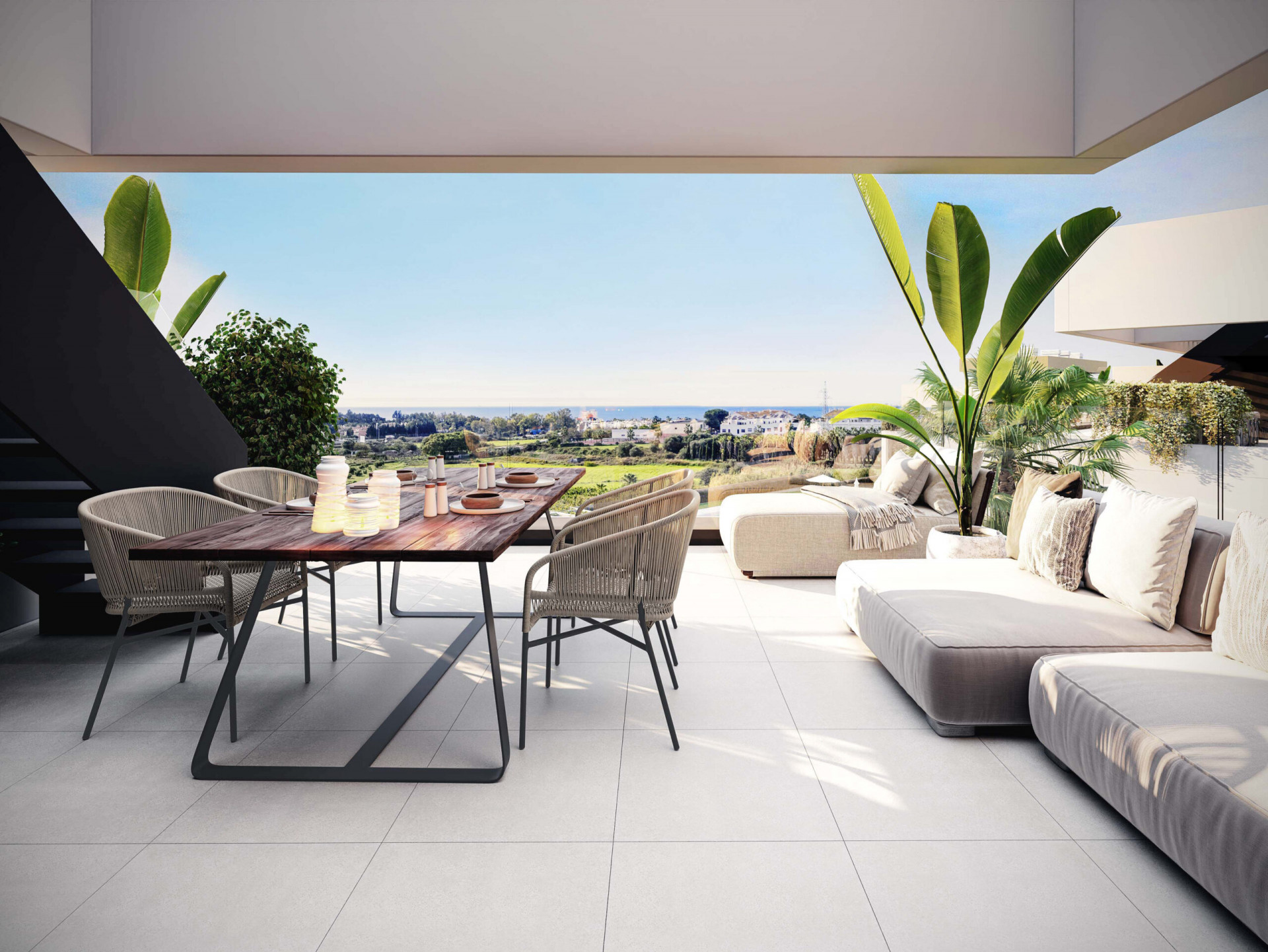 Symphony Suites: Modern and elegant groundfloors and penthouses with sea views in the New Golden Mile | Image 5