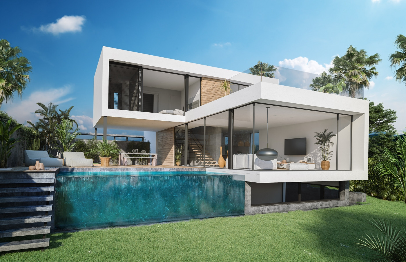 Luxury villa next to El Campanario Golf & Country House on the New Golden Mile of Estepona. | Image 1
