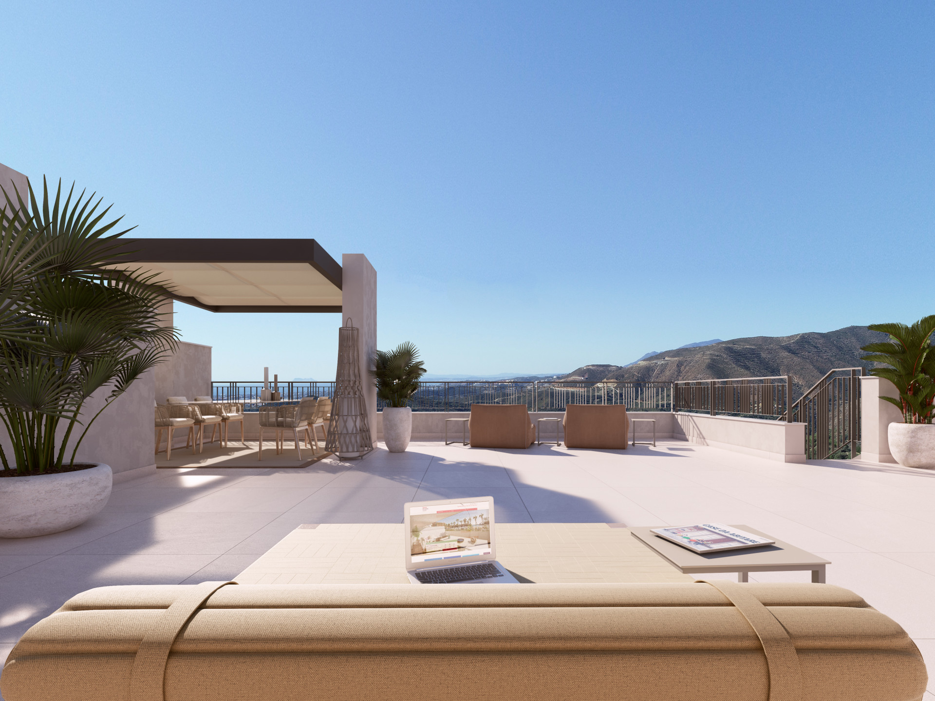 Three-bedroom penthouse with panoramic views of the sea and mountains close to Marbella. | Image 0