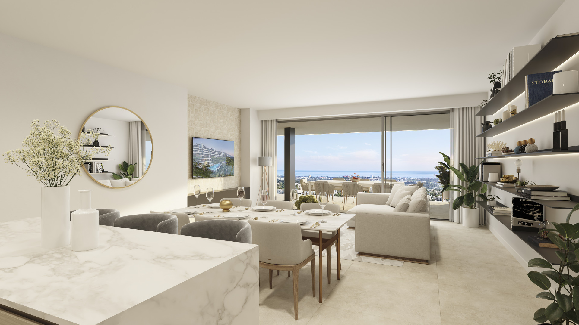 Tiara: Complex of 3 and 4 bedroom apartments with panoramic sea views over the Golf Valley | Image 17