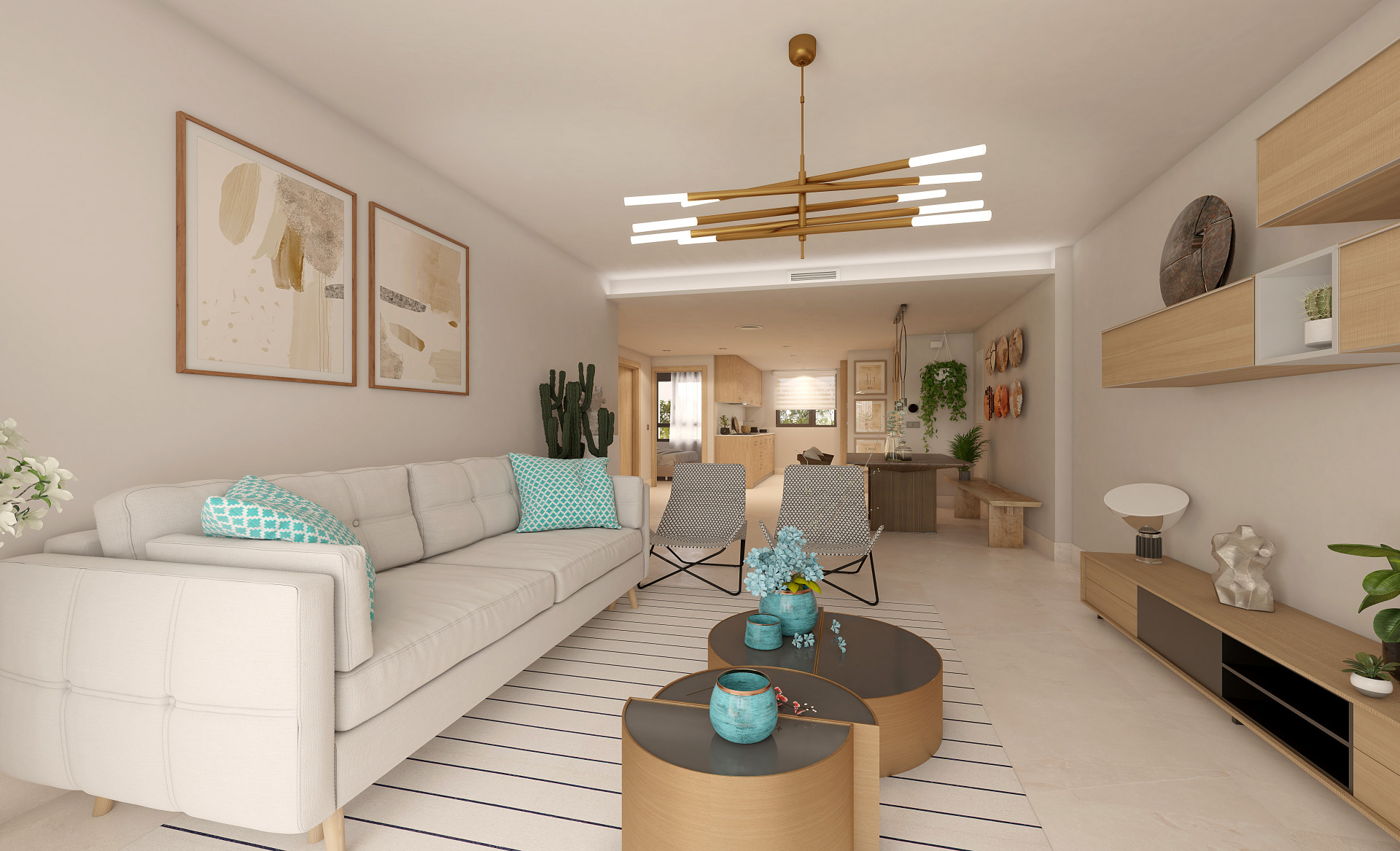 Ground floor flat with contemporary design garden and two bedrooms with sea views in Casares Playa. | Image 7