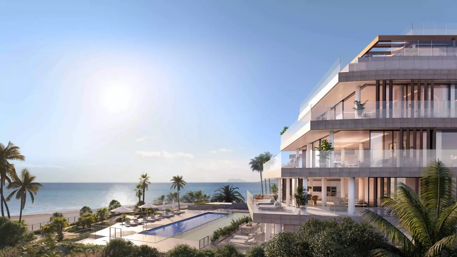 Stunning 2 bedroom frontline beach luxury flat in Estepona. | Image 0