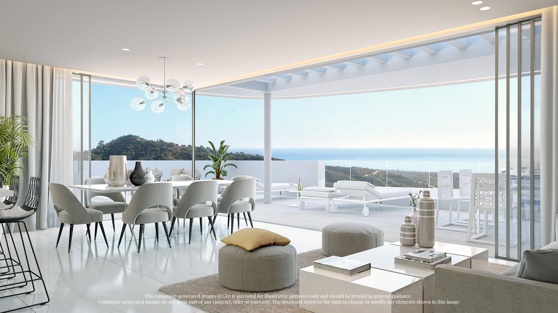 Elegant three bedroom penthouse located in Ojén, overlooking the Mediterranean Sea. | Image 1