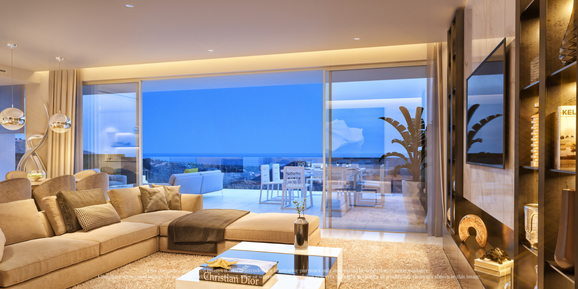 A contemporary 140m2 flat with views of the Mediterranean Sea located in Palo Alto, Ojen. | Image 1