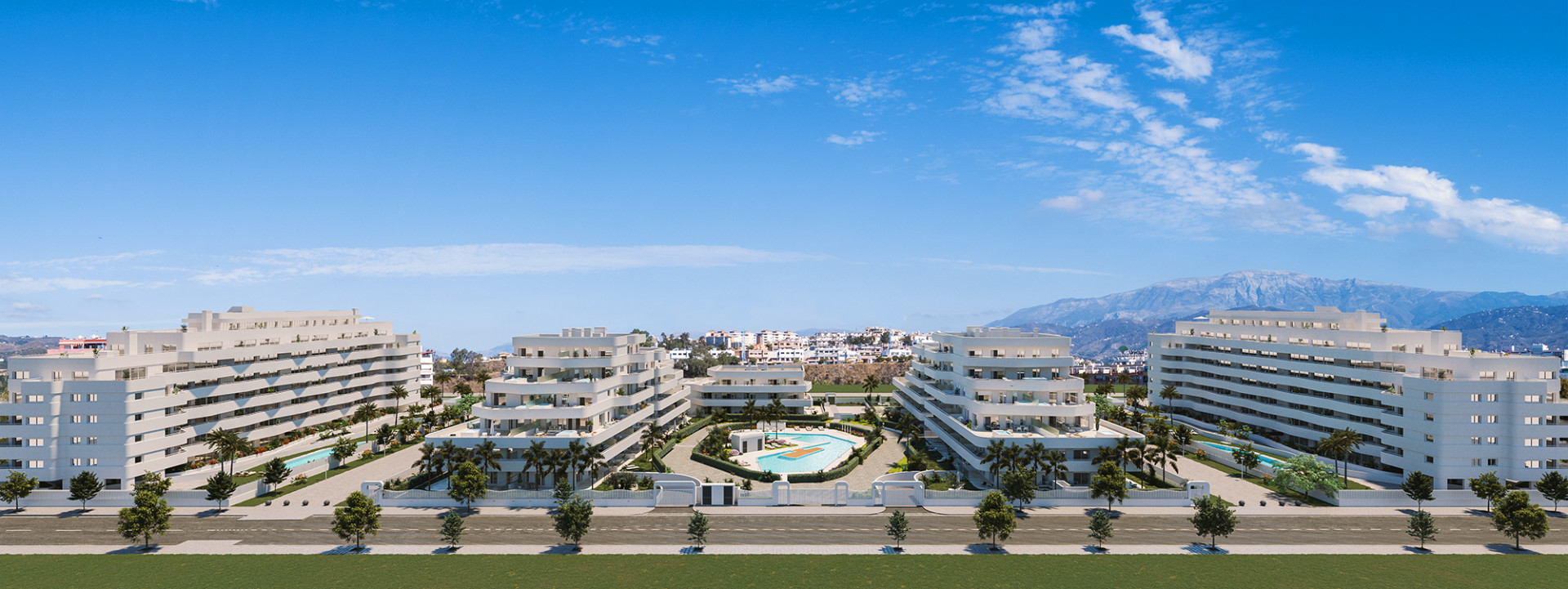 Modern flat with garden and private swimming pool located in Torre del Mar, Malaga. | Image 3