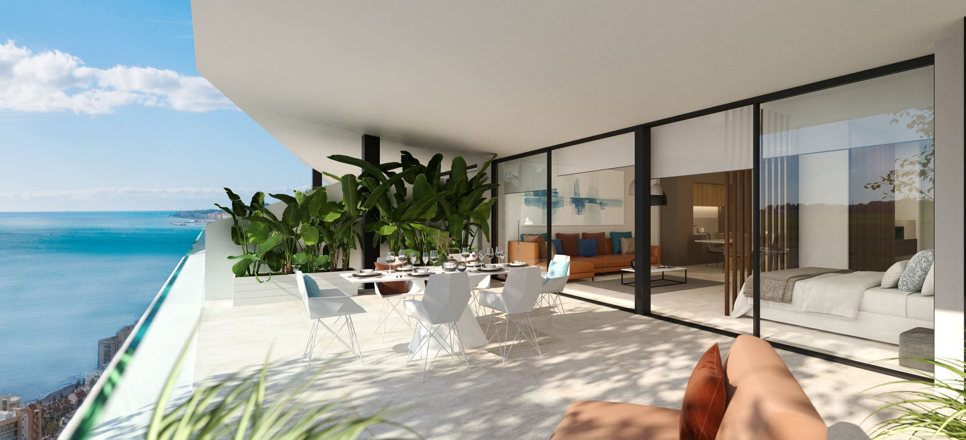 New three bedroom flat with private garden in Reserva del Higueron, Fuengirola. | Image 0