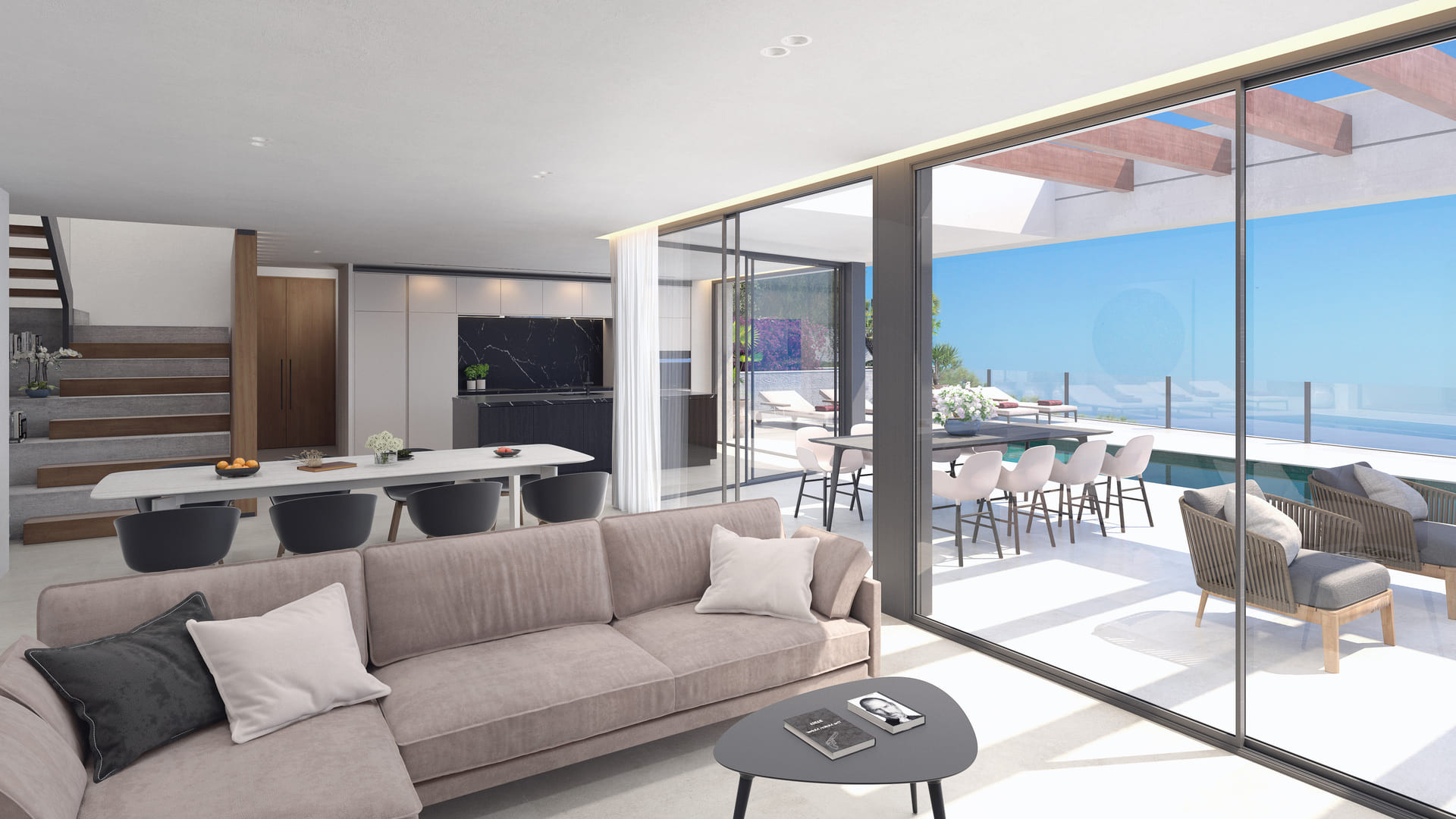 Luxurious four bedroom villa overlooking the coast of Malaga. | Image 4