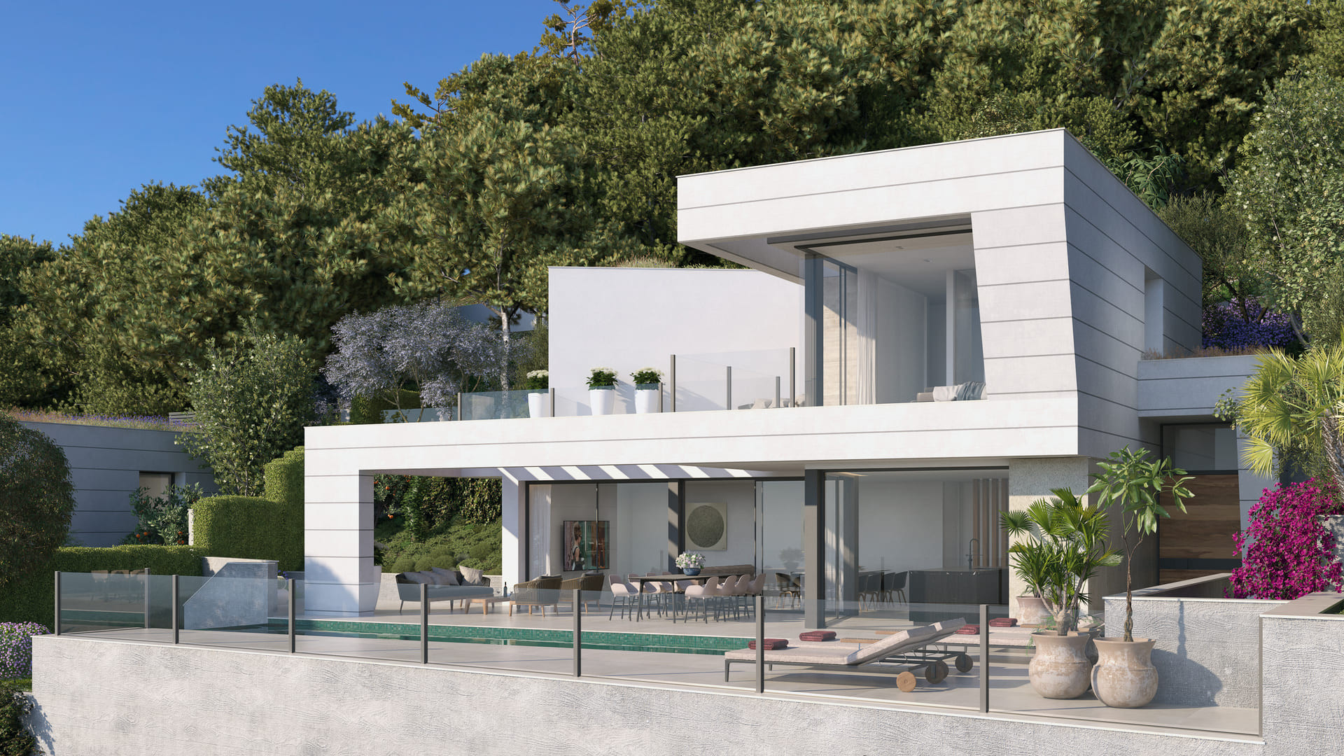 Luxurious four bedroom villa overlooking the coast of Malaga. | Image 1