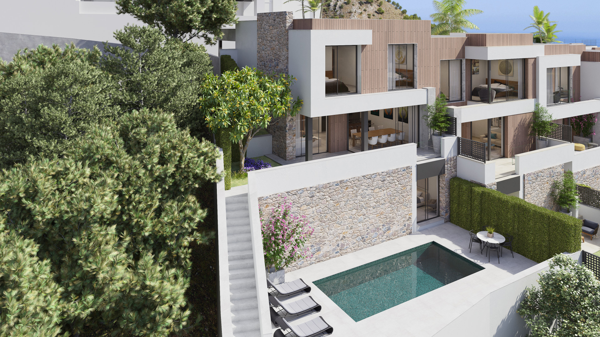 Brand new four bedroom townhouse with sea views located in Mijas Costa. | Image 3