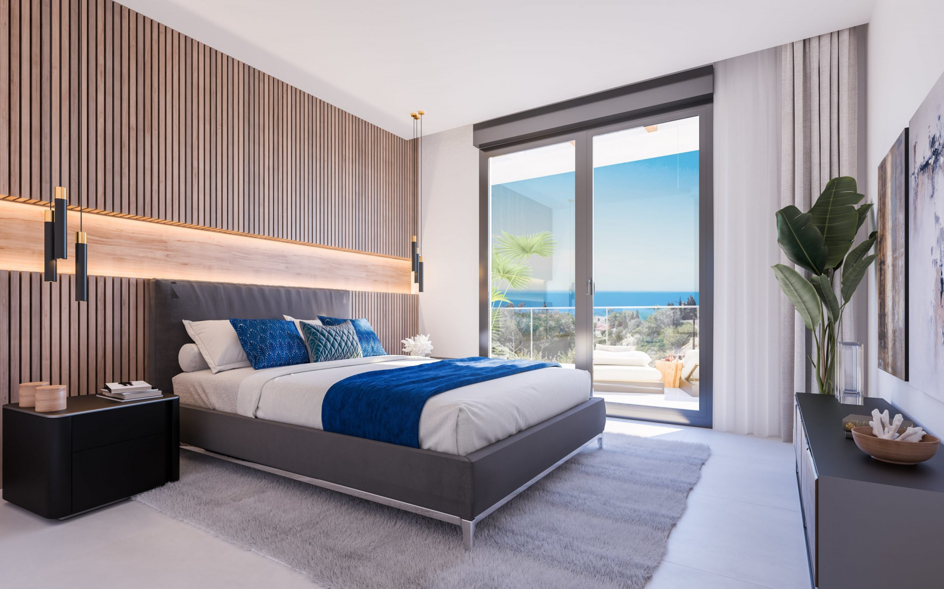 Three bedroom penthouse with solarium and panoramic views of the coastline east of Marbella. | Image 5