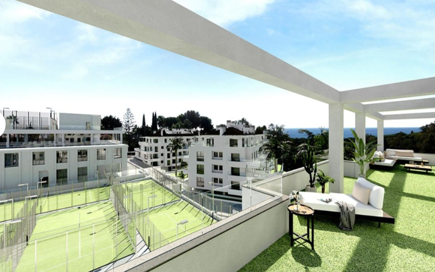 Spacious 90m2 penthouse with solarium with panoramic sea views in Calahonda. | Image 0