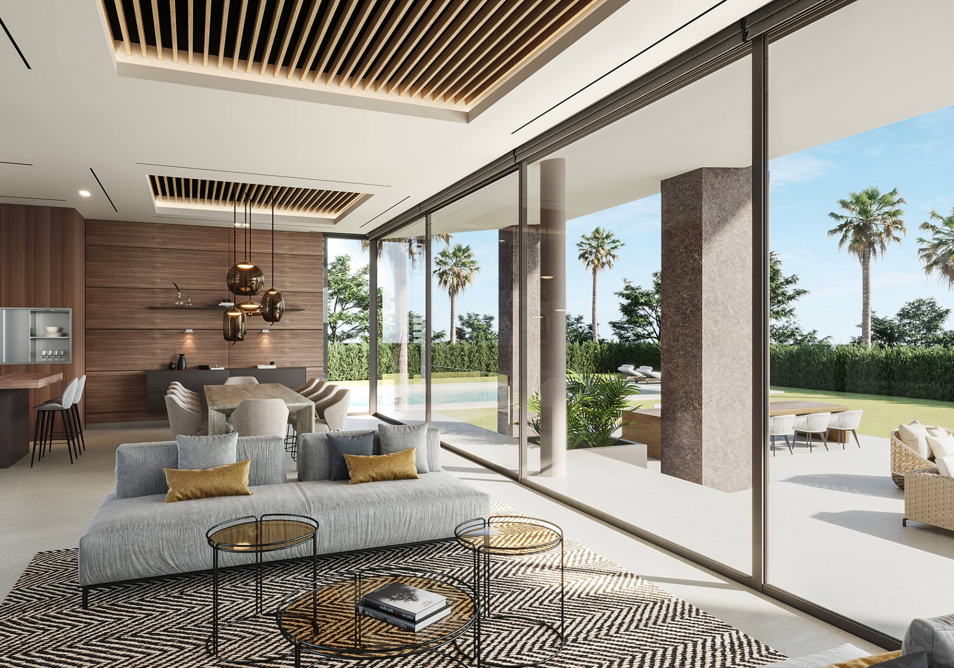 Exclusive six bedroom villa with solarium with panoramic views over Puerto Banús in Marbella. | Image 6