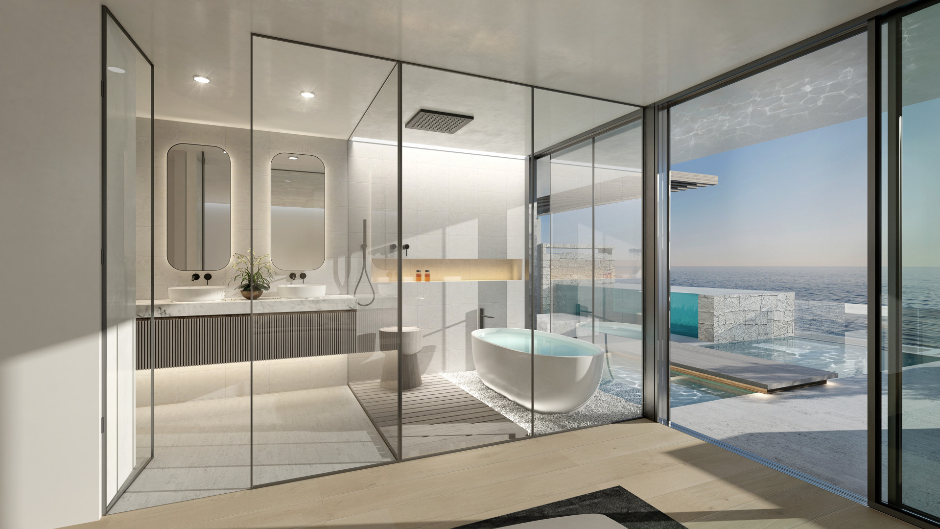 Brand new luxury three bedroom flat with sea views in Estepona. | Image 8