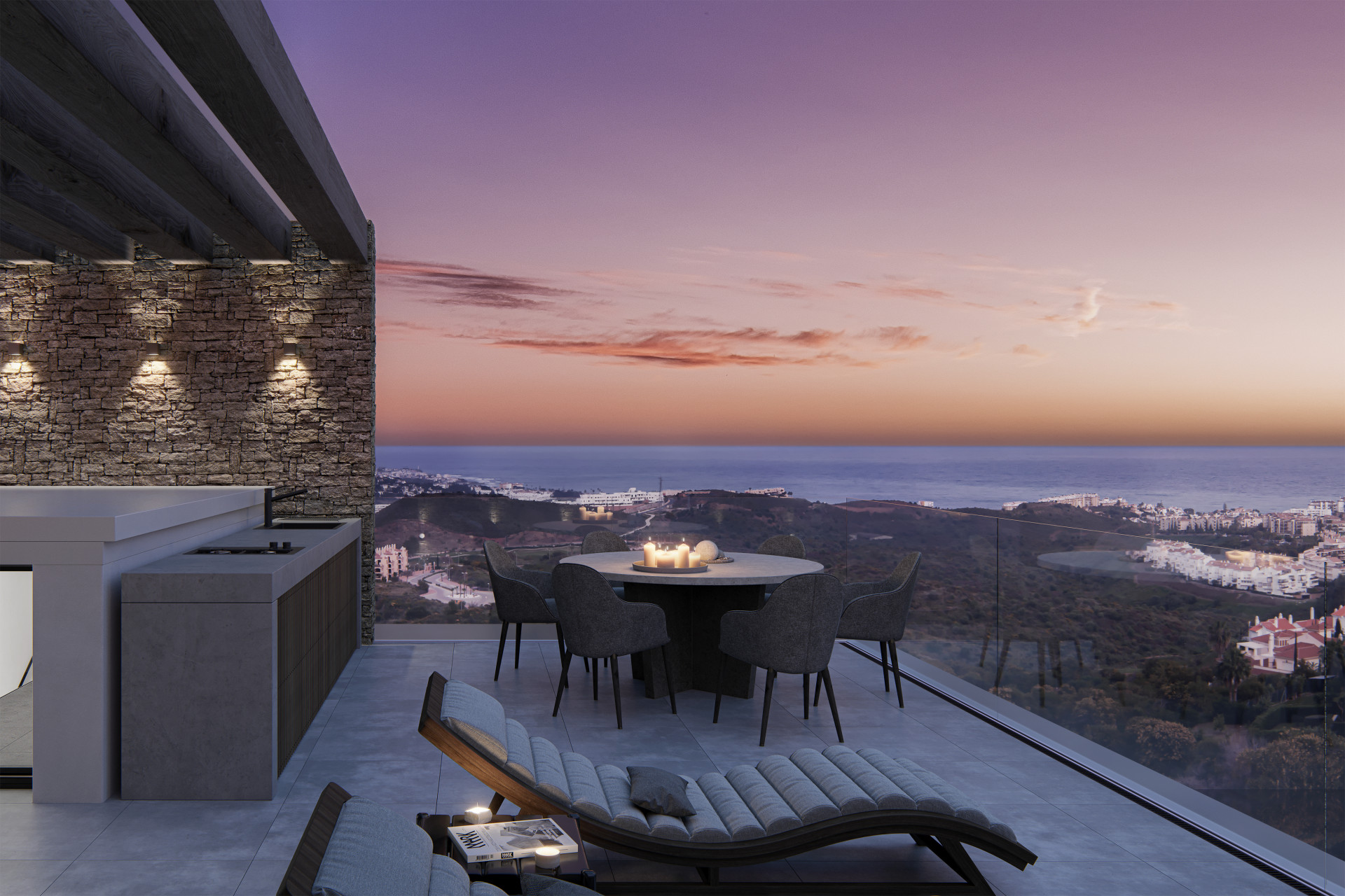 Brand new three bedroom penthouse with private jacuzzi overlooking the Mijas coastline. | Image 7