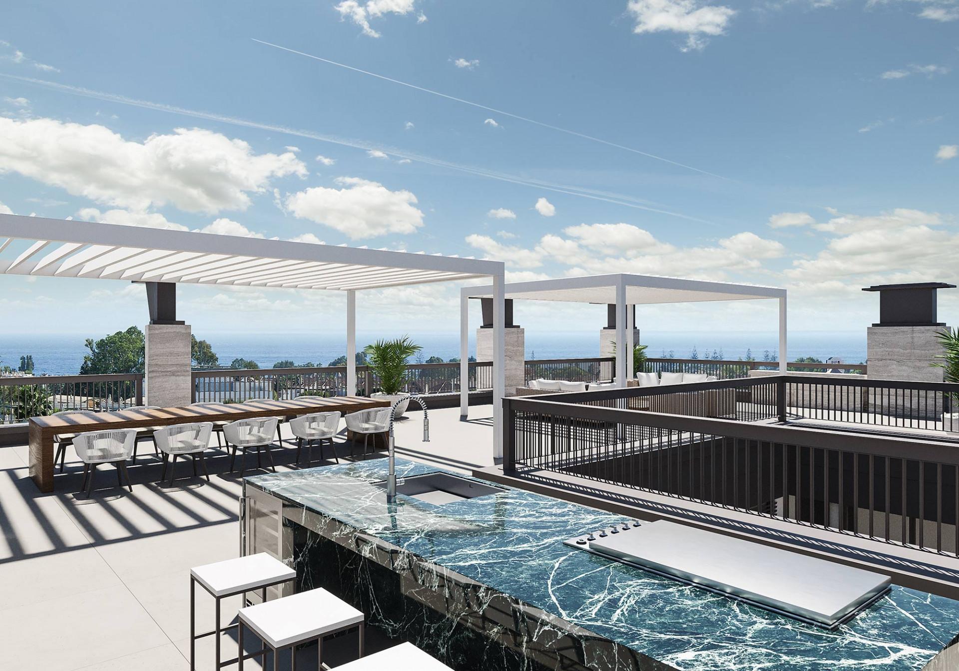 New luxury villa with panoramic sea views in Marbella. | Image 10