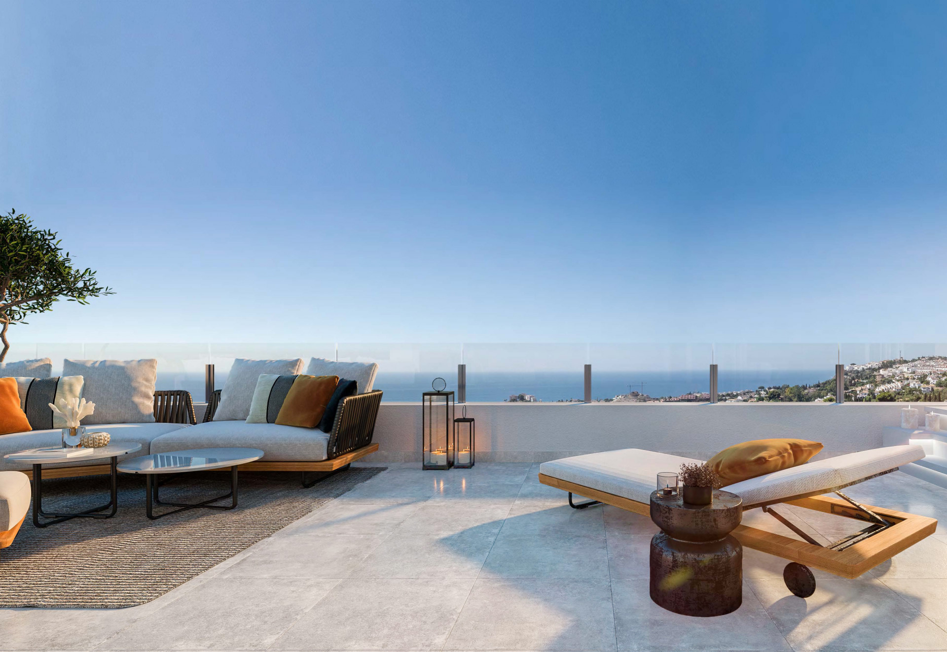 Spacious three bedroom penthouse with solarium with panoramic views to the Mediterranean. | Image 1