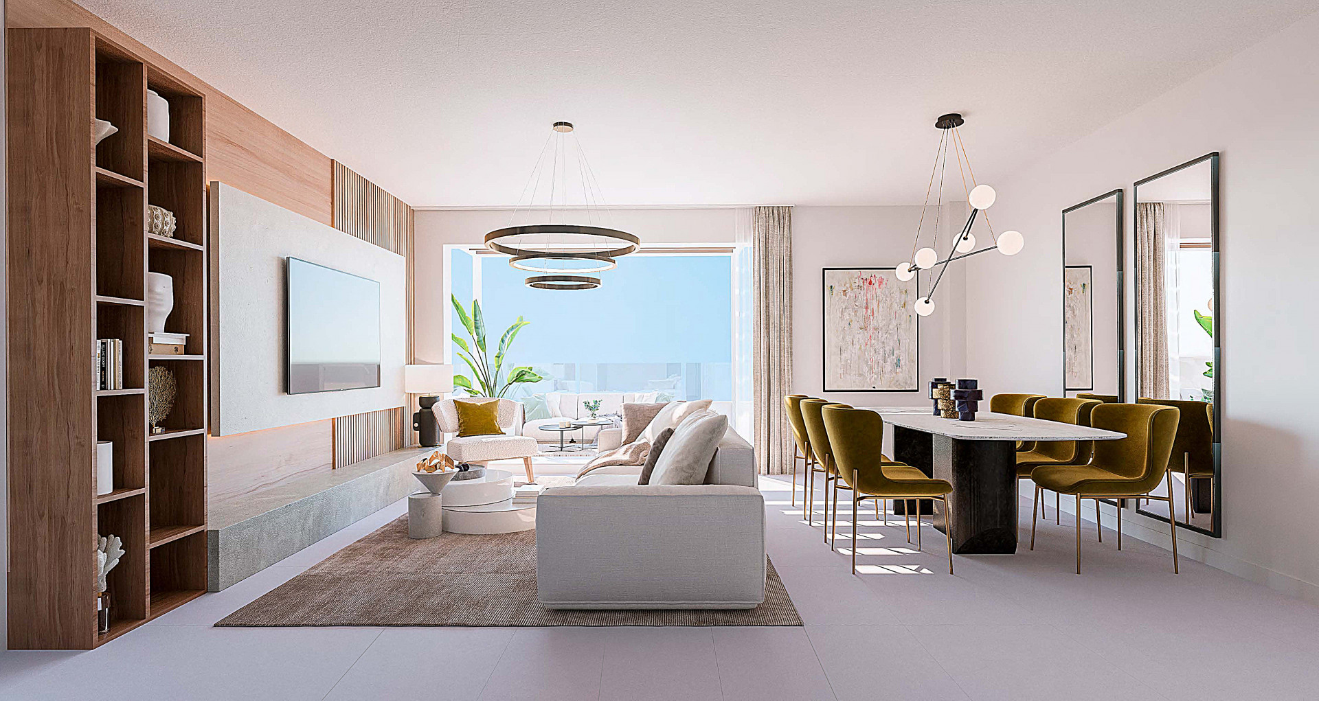 Contemporary three bedroom flat with ocean views in Benalmádena. | Image 5
