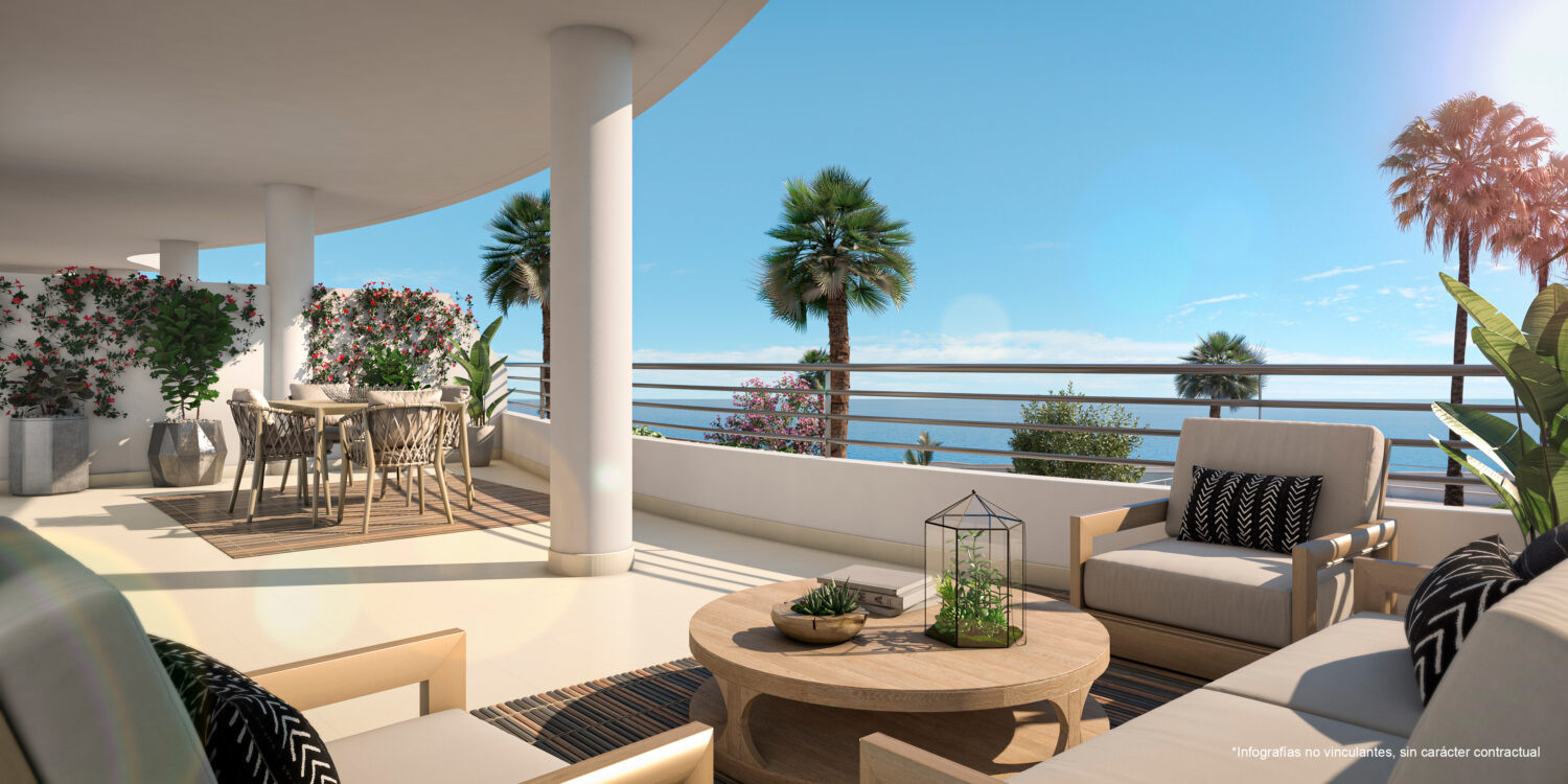 Stylish three bedroom penthouse with views of the Benalmadena coastline. | Image 2