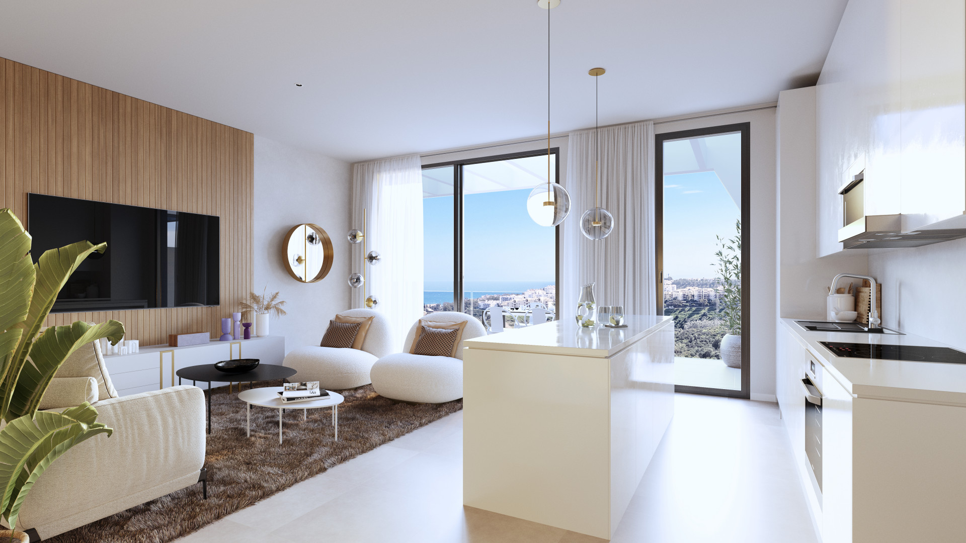 New luxury three bedroom duplex penthouse with sea views in Mijas. | Image 3