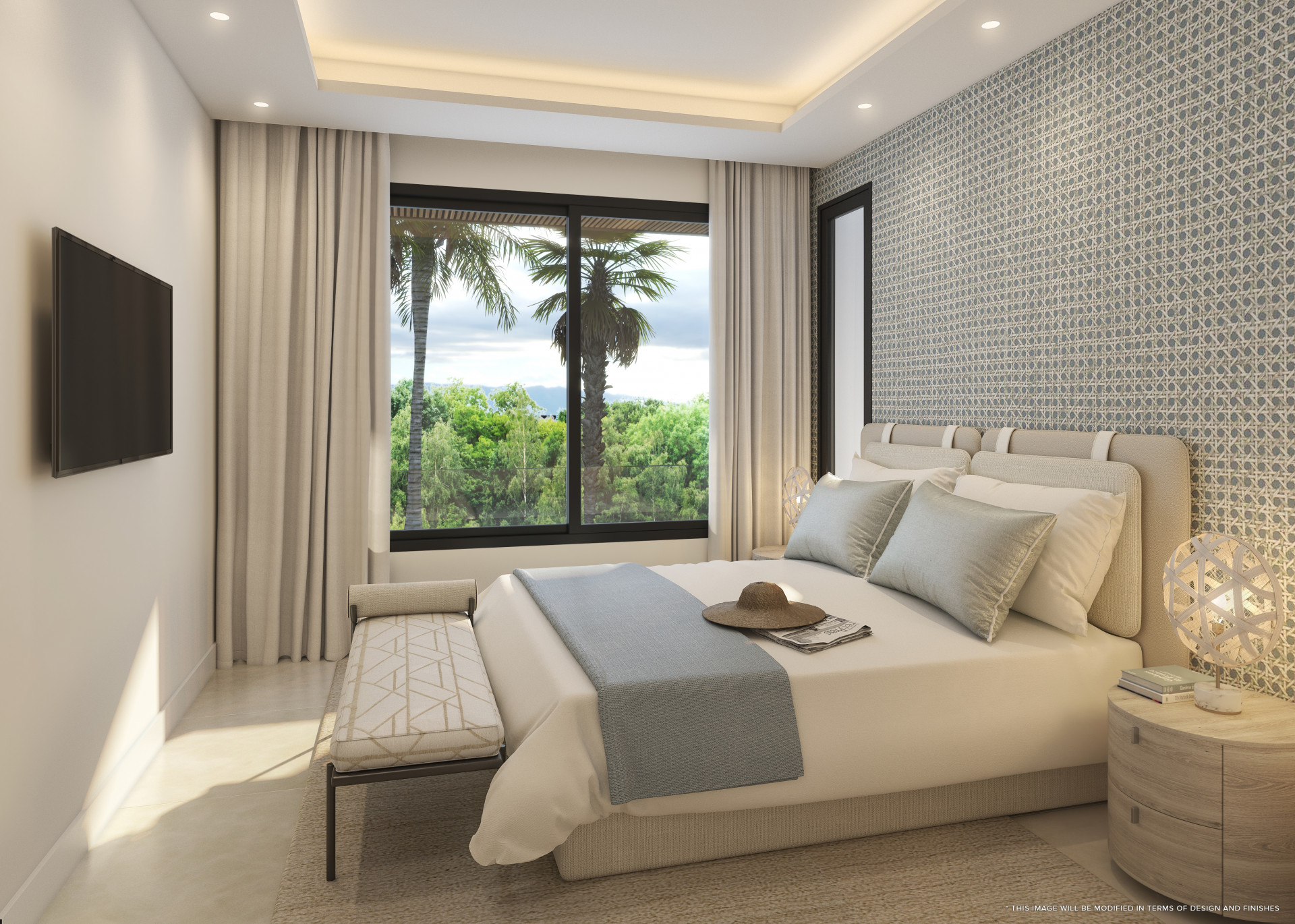 New luxury villa with solarium and private pool with sea views in La Cala de Mijas. | Image 12