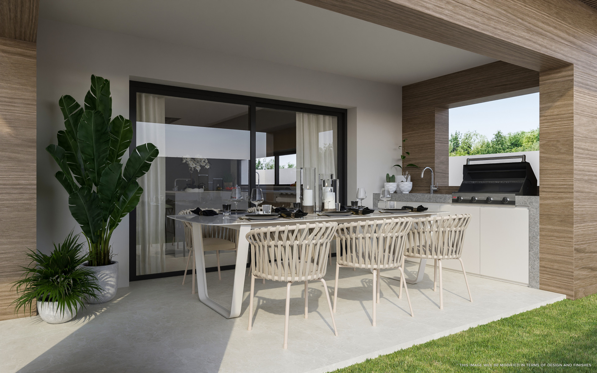 New luxury villa with solarium and private pool with sea views in La Cala de Mijas. | Image 4
