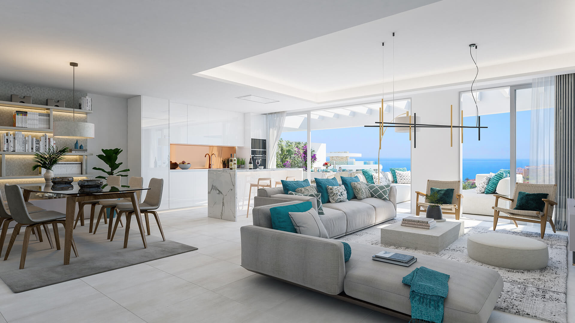 Brand new two bedroom flat with sea views in Mijas Costa. | Image 2