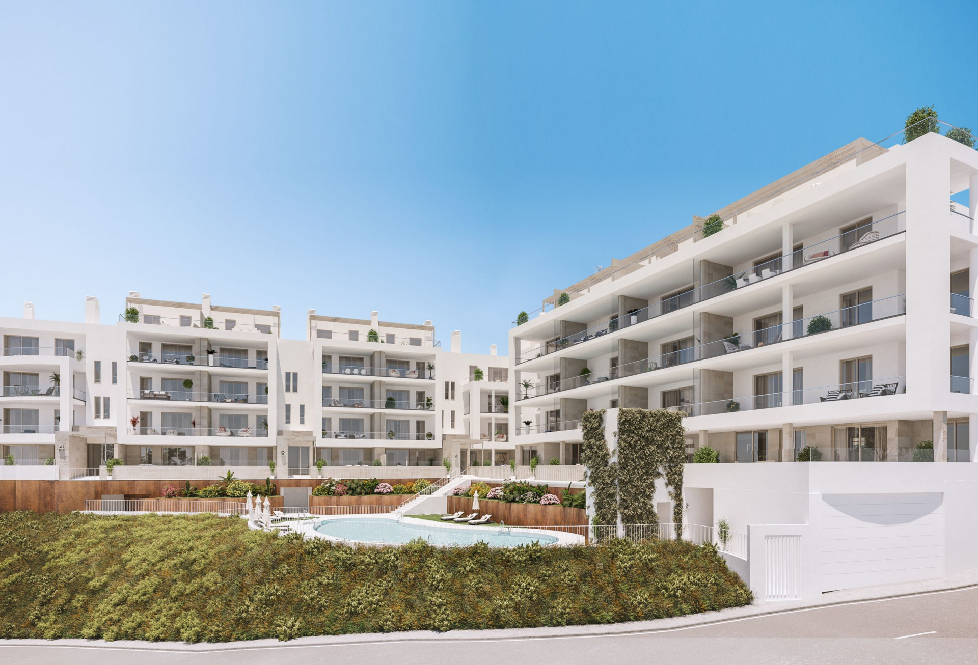 Sea Blue: Residential complex of 47 apartments and penthouses with views to the coast of Torrox. | Image 0