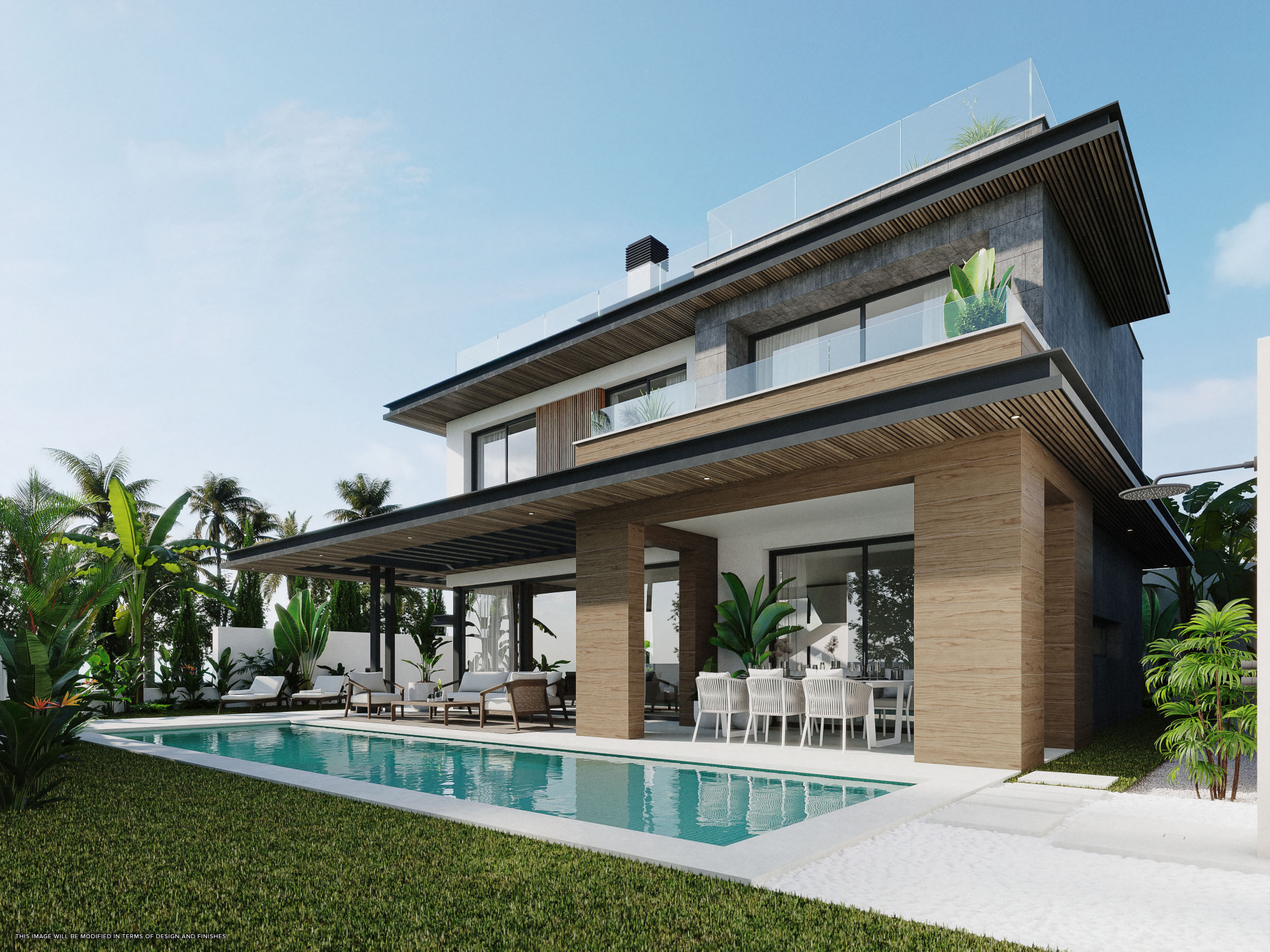 One Bali Villas: New residential development of 19 luxury villas with panoramic sea views located in La Cala de Mijas. | Image 4
