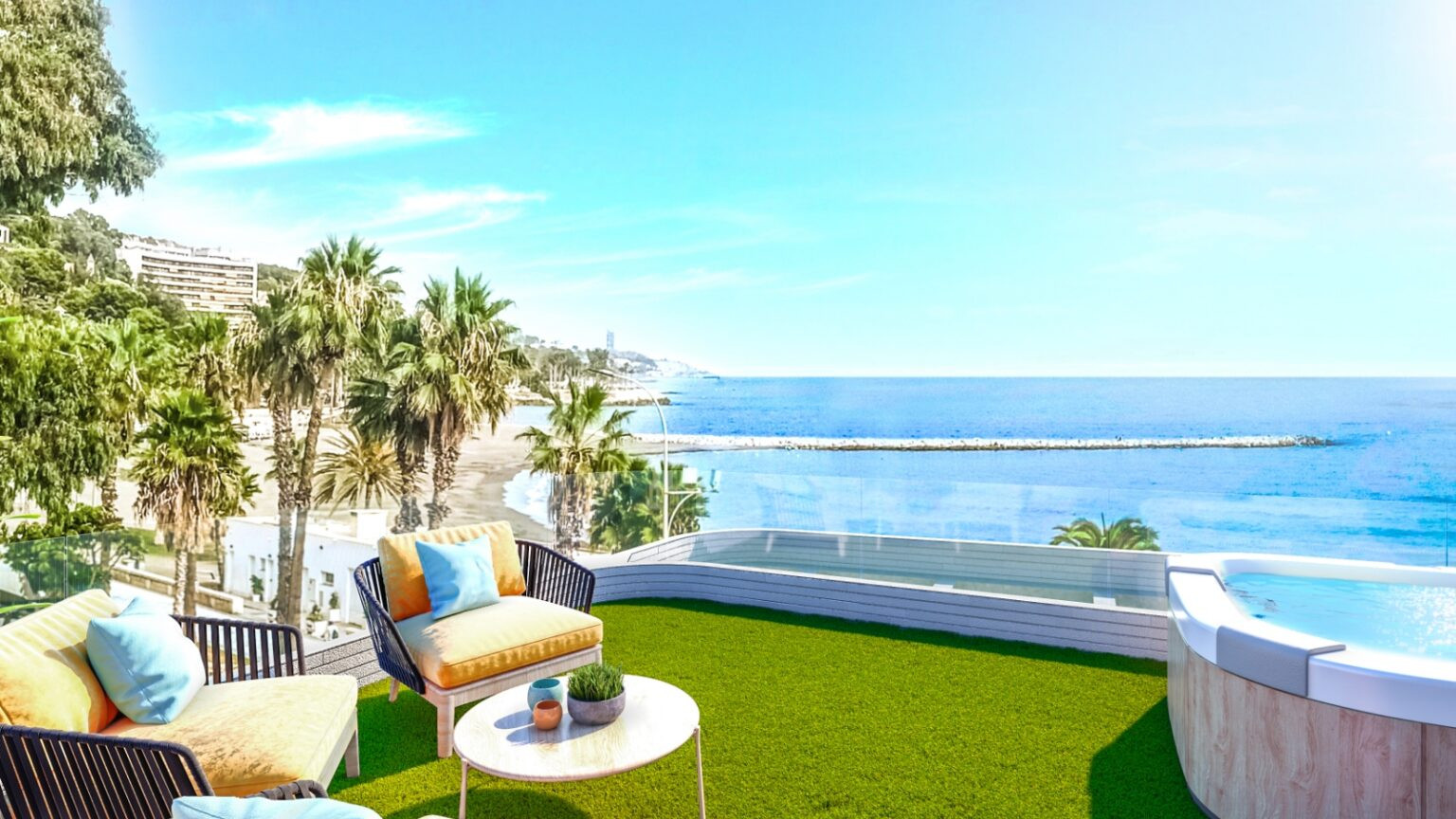Idris 6 View: Exclusive beachfront properties in the city of Malaga. | Image 3