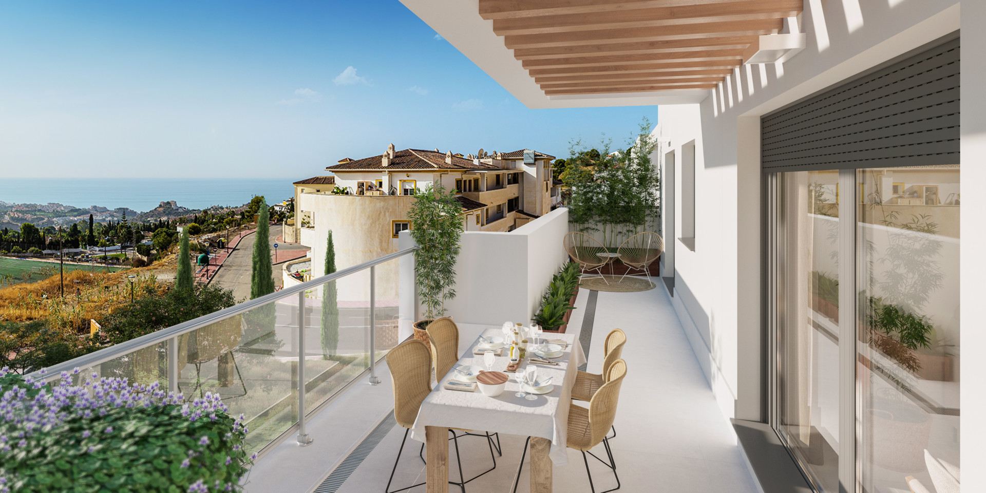 Blossom: New development of 57 homes overlooking the mountains and the coast of Benalmadena. | Image 3
