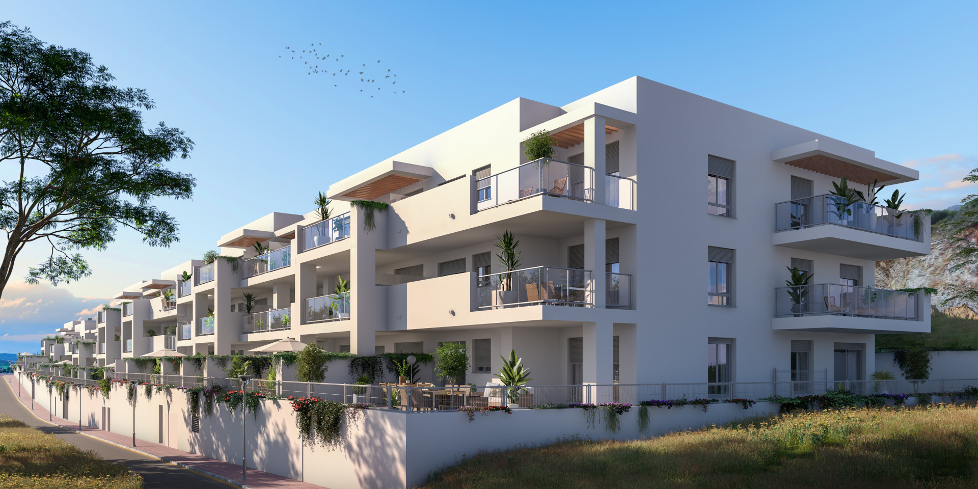 Blossom: New development of 57 homes overlooking the mountains and the coast of Benalmadena. | Image 0
