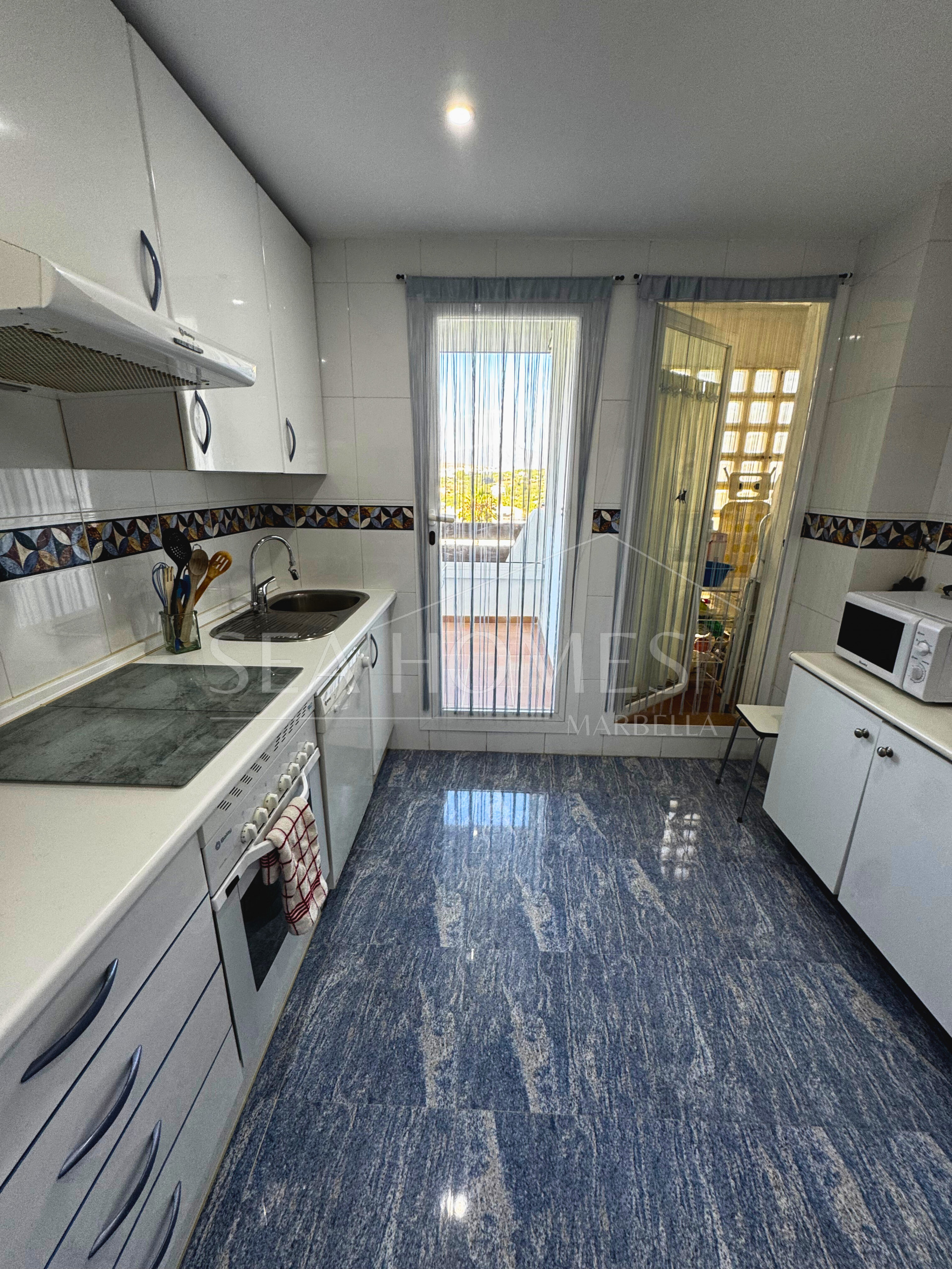Spacious 3-Bedroom Apartment with Three Terraces, Sea Views, Double Garage & Storage