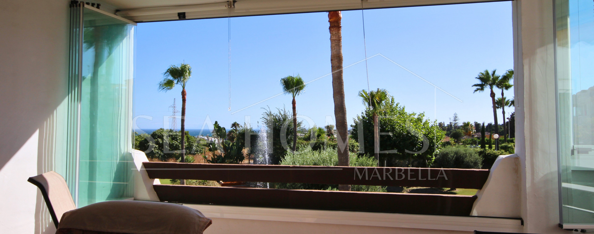 Spacious 3-Bedroom Apartment with Three Terraces, Sea Views, Double Garage & Storage
