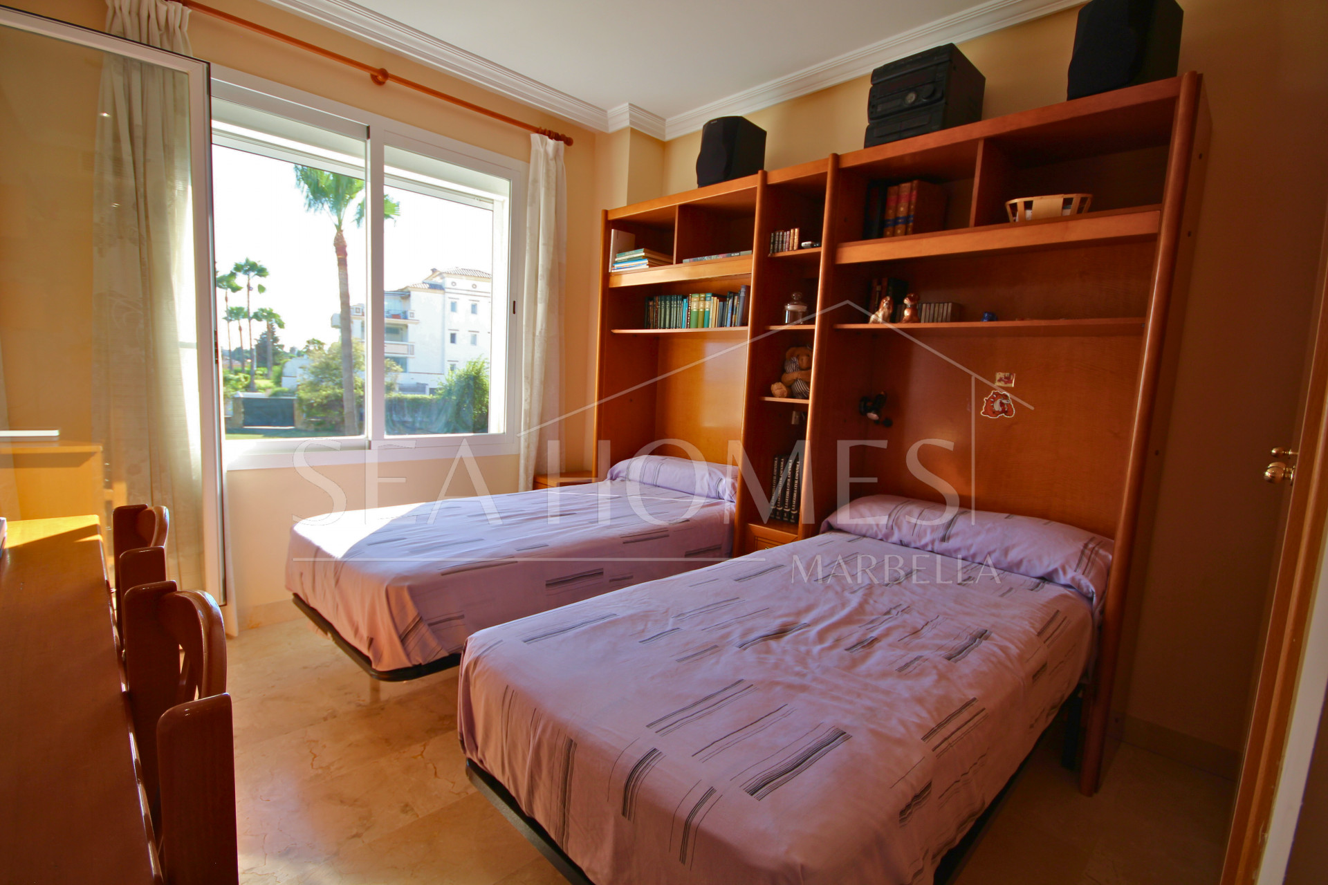 Spacious 3-Bedroom Apartment with Three Terraces, Sea Views, Double Garage & Storage