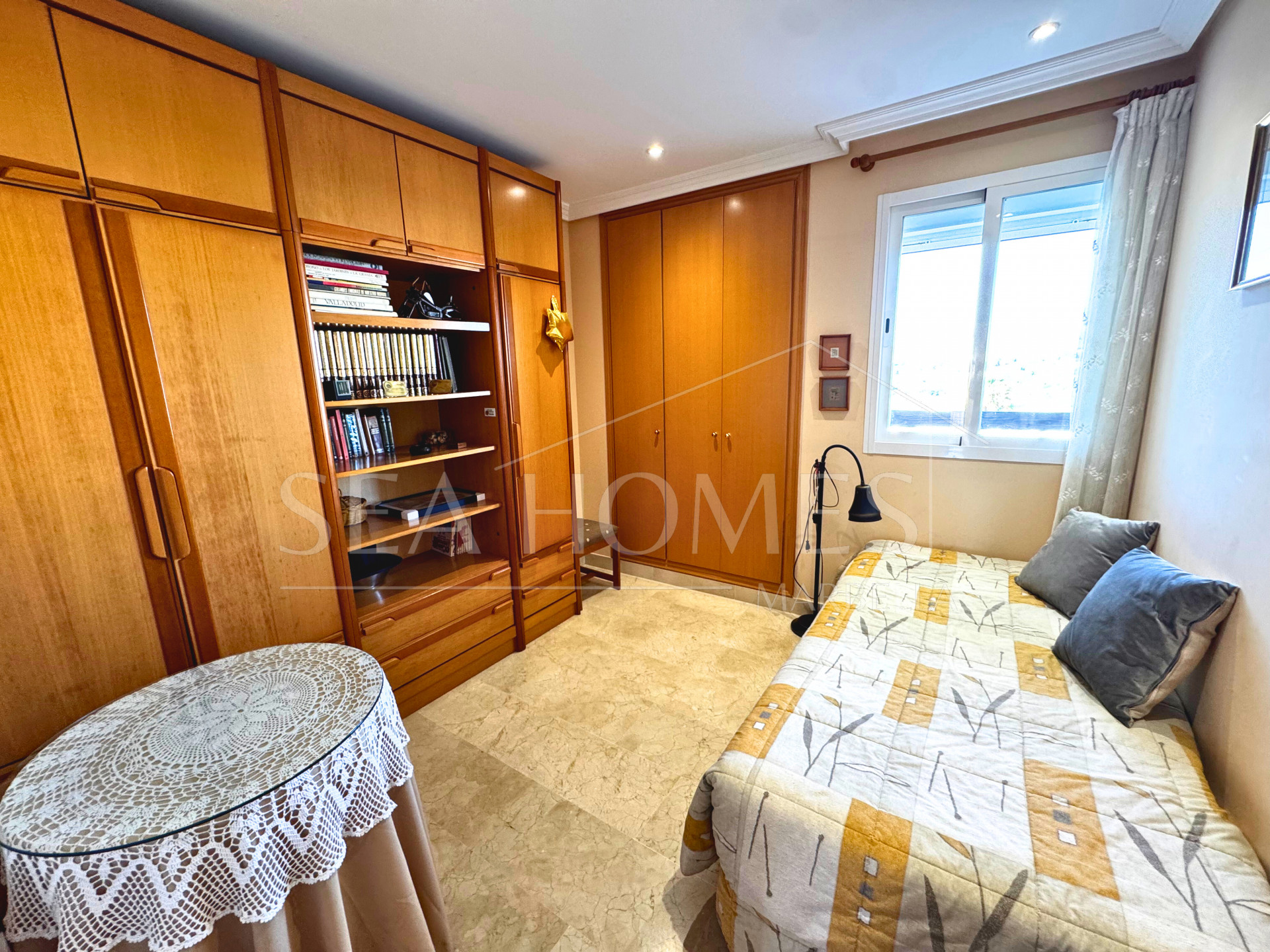 Spacious 3-Bedroom Apartment with Three Terraces, Sea Views, Double Garage & Storage