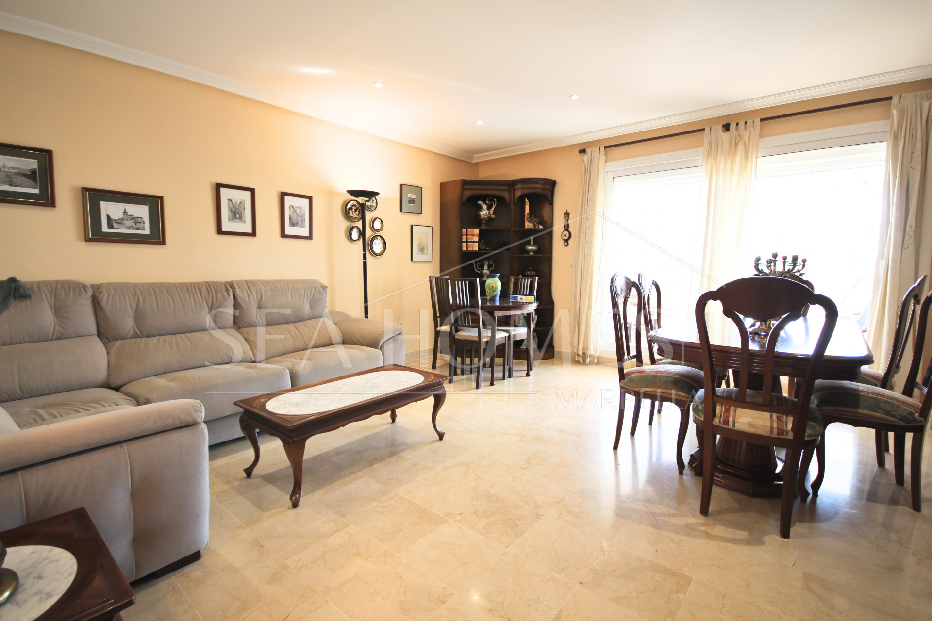 Spacious 3-Bedroom Apartment with Three Terraces, Sea Views, Double Garage & Storage