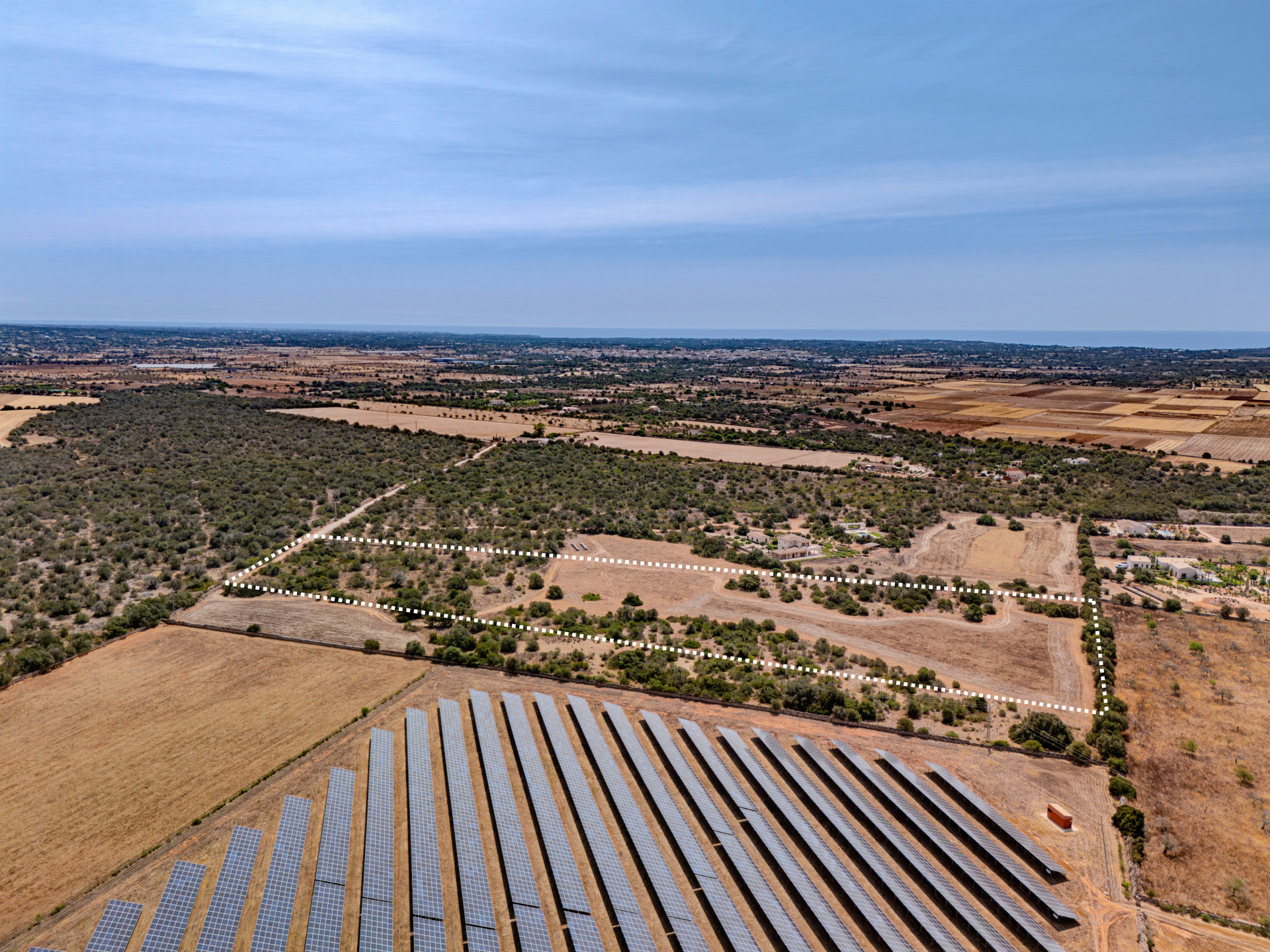 Magnifica oportunidad de parcela con licencia y proyecto de obra en Santanyi.