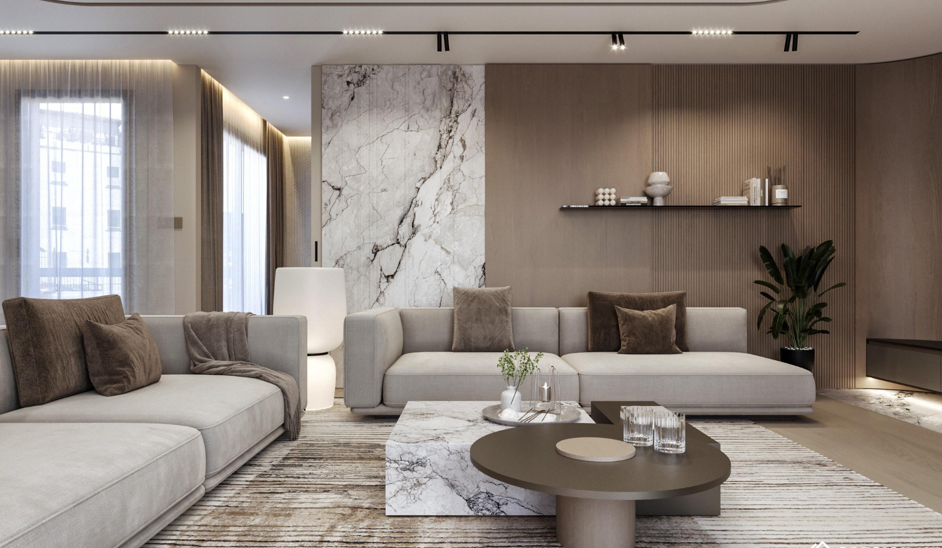 Elegante residencia de 3 dormitorios cerca de Marbella con vistas al mar 270°, dos terrazas, jacuzzi y características de hogar inteligente premium.