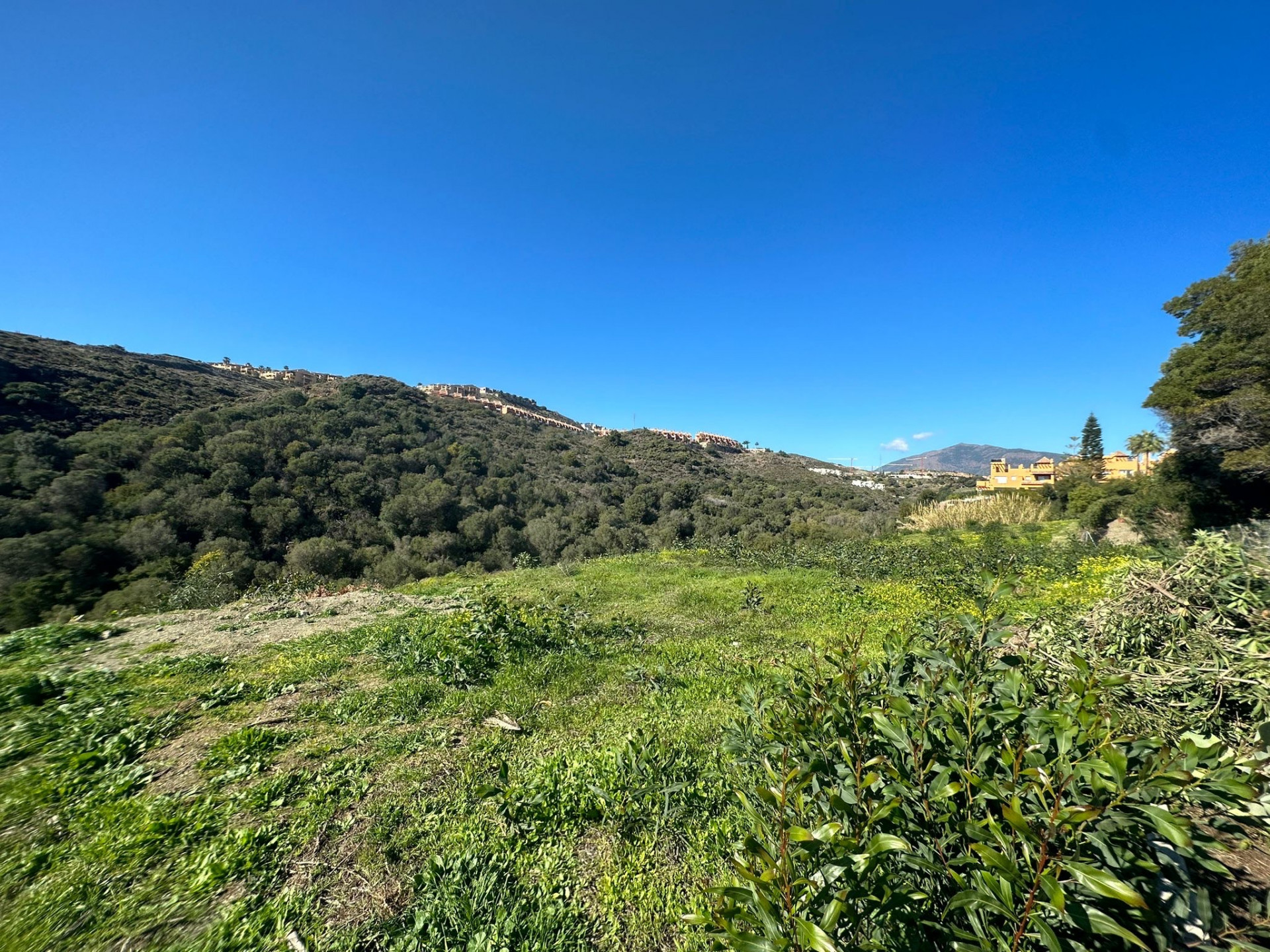 Excelente Parcela con vistas al mar y la montaña en venta en Benahavis