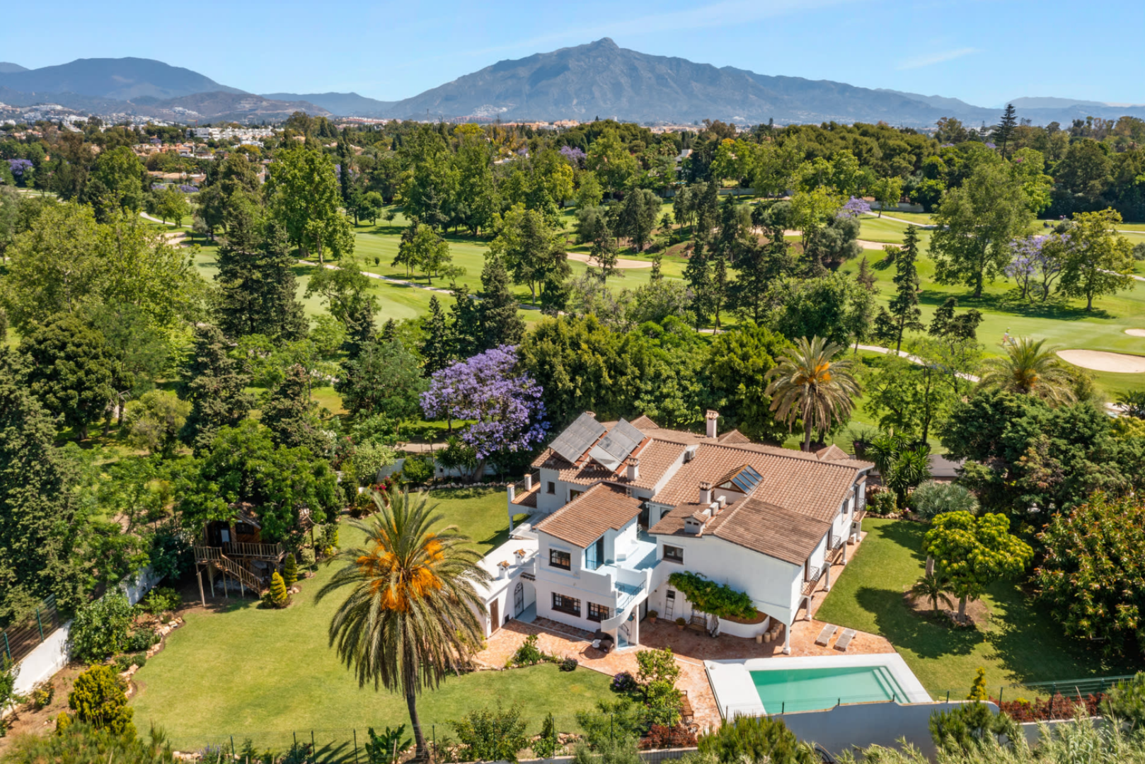 Remarkable 4 bedroom golfside villa in Guadalmina Baja exhibits eclectic flair and Andalucia charm